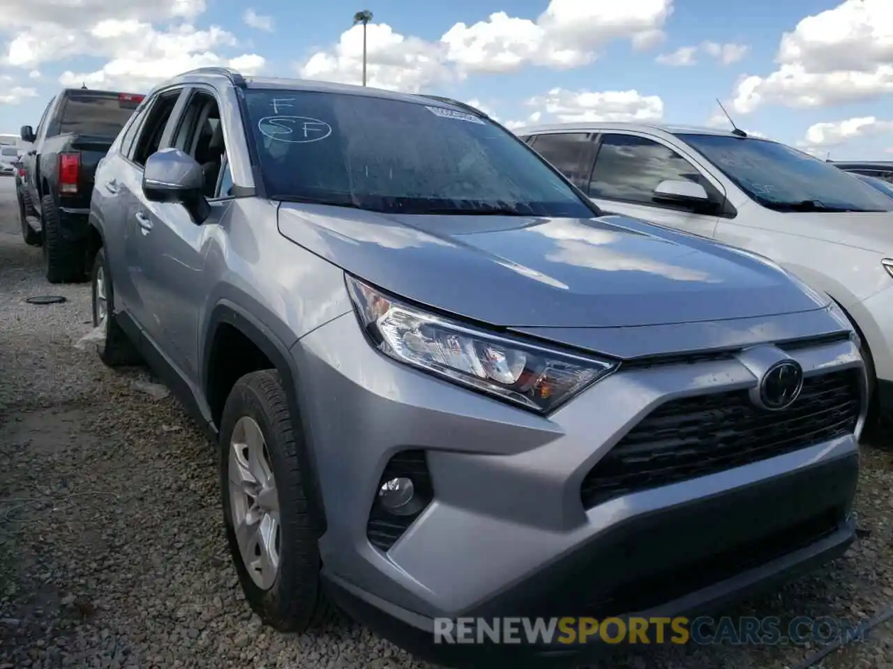 1 Photograph of a damaged car 2T3W1RFV1MC158753 TOYOTA RAV4 2021