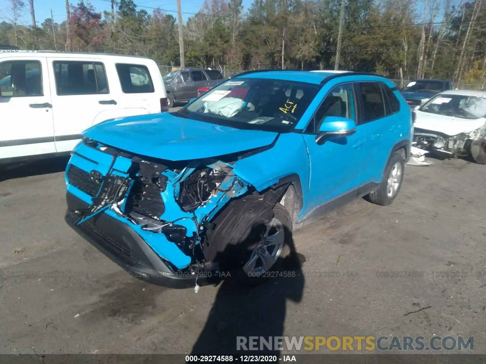 2 Photograph of a damaged car 2T3W1RFV1MW113407 TOYOTA RAV4 2021