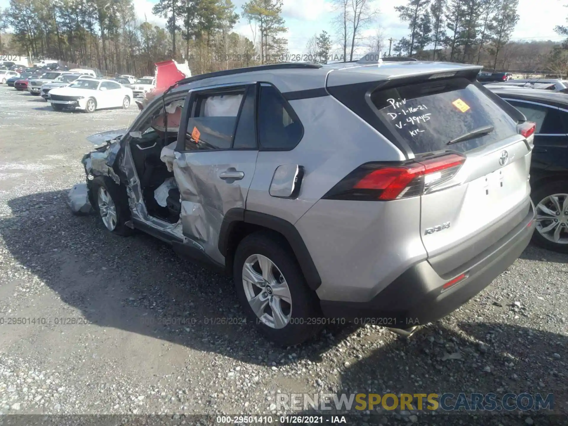 3 Photograph of a damaged car 2T3W1RFV1MW114945 TOYOTA RAV4 2021