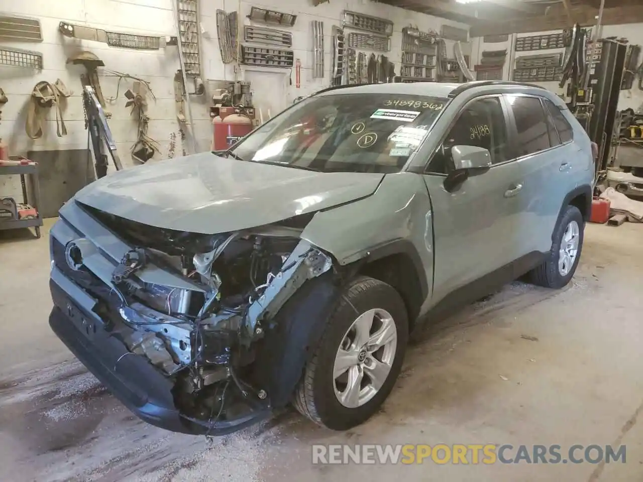 2 Photograph of a damaged car 2T3W1RFV1MW142423 TOYOTA RAV4 2021