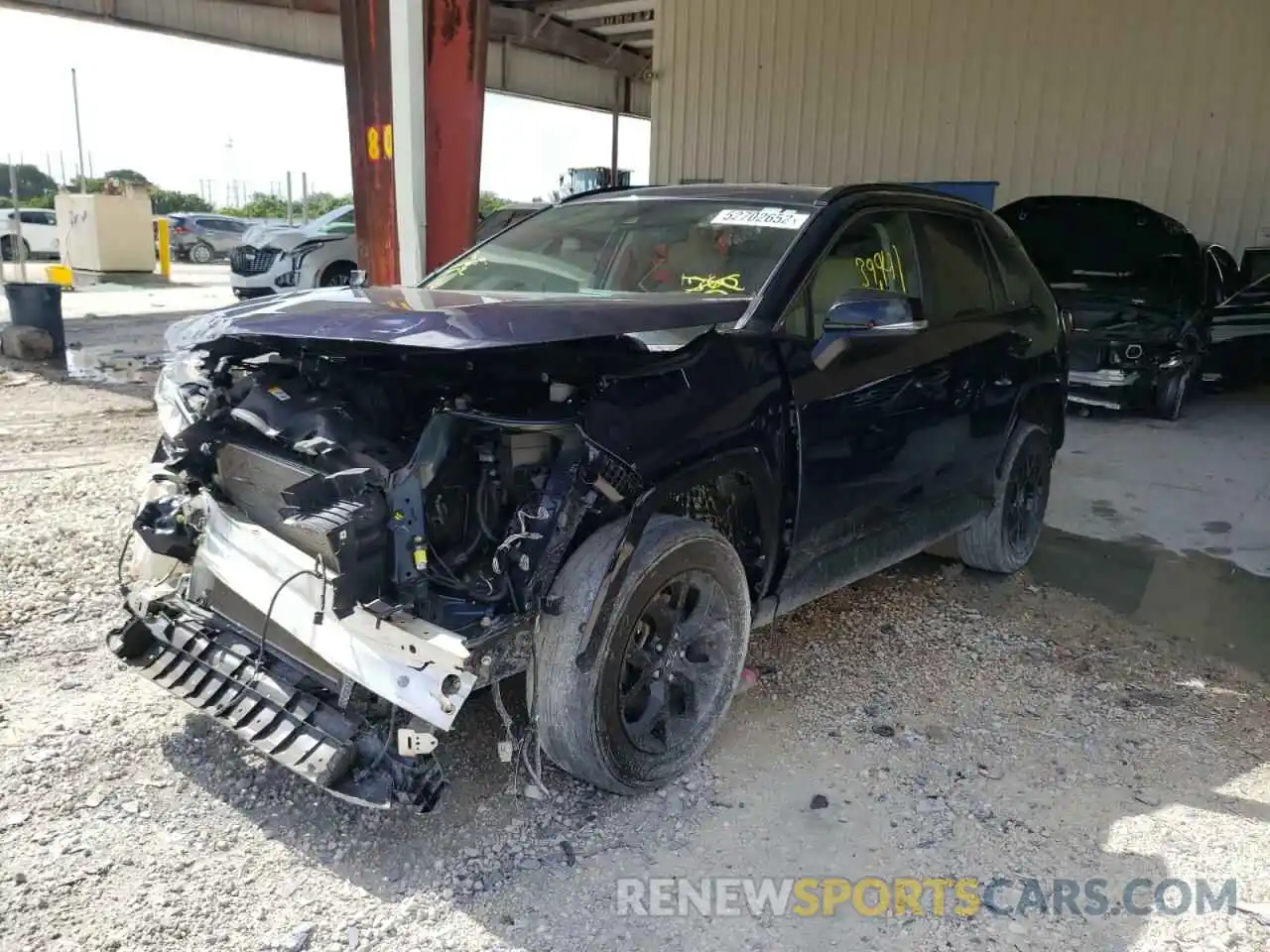 2 Photograph of a damaged car 2T3W1RFV1MW144169 TOYOTA RAV4 2021