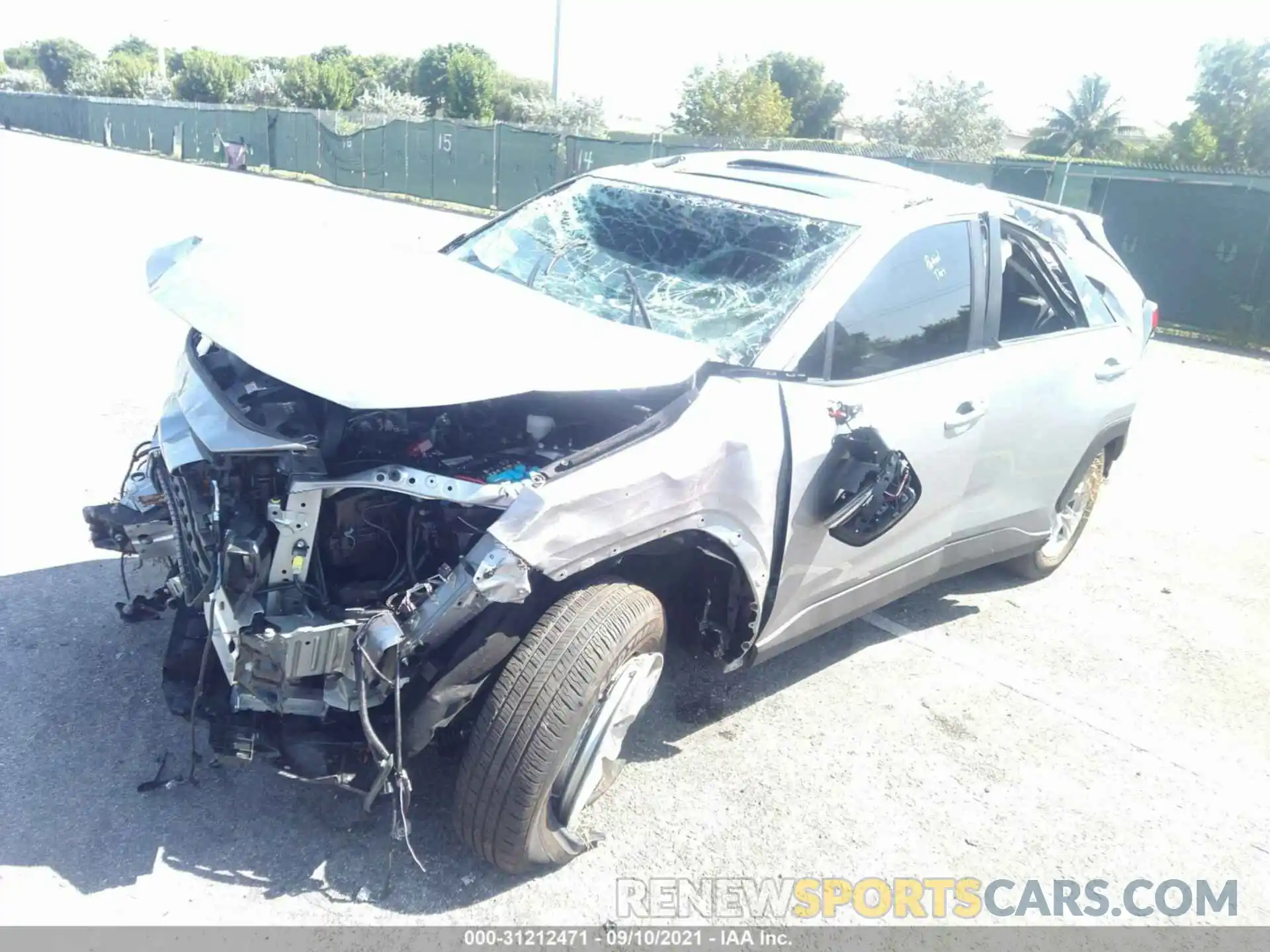 6 Photograph of a damaged car 2T3W1RFV1MW153910 TOYOTA RAV4 2021