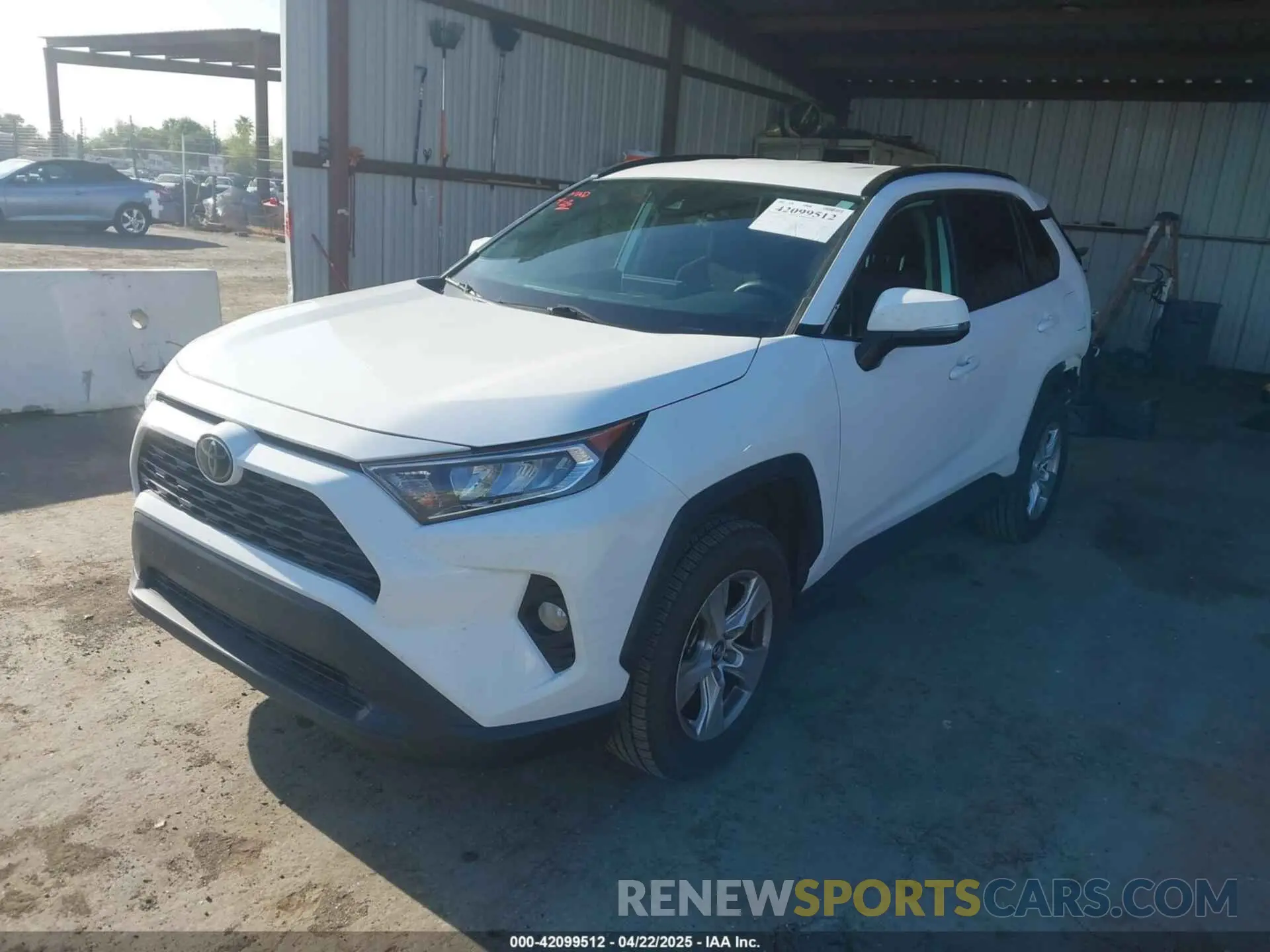 2 Photograph of a damaged car 2T3W1RFV2MC088180 TOYOTA RAV4 2021