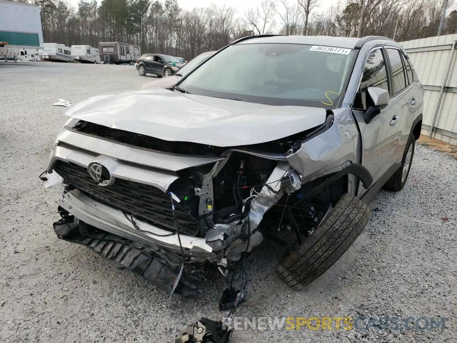 2 Photograph of a damaged car 2T3W1RFV2MC091094 TOYOTA RAV4 2021