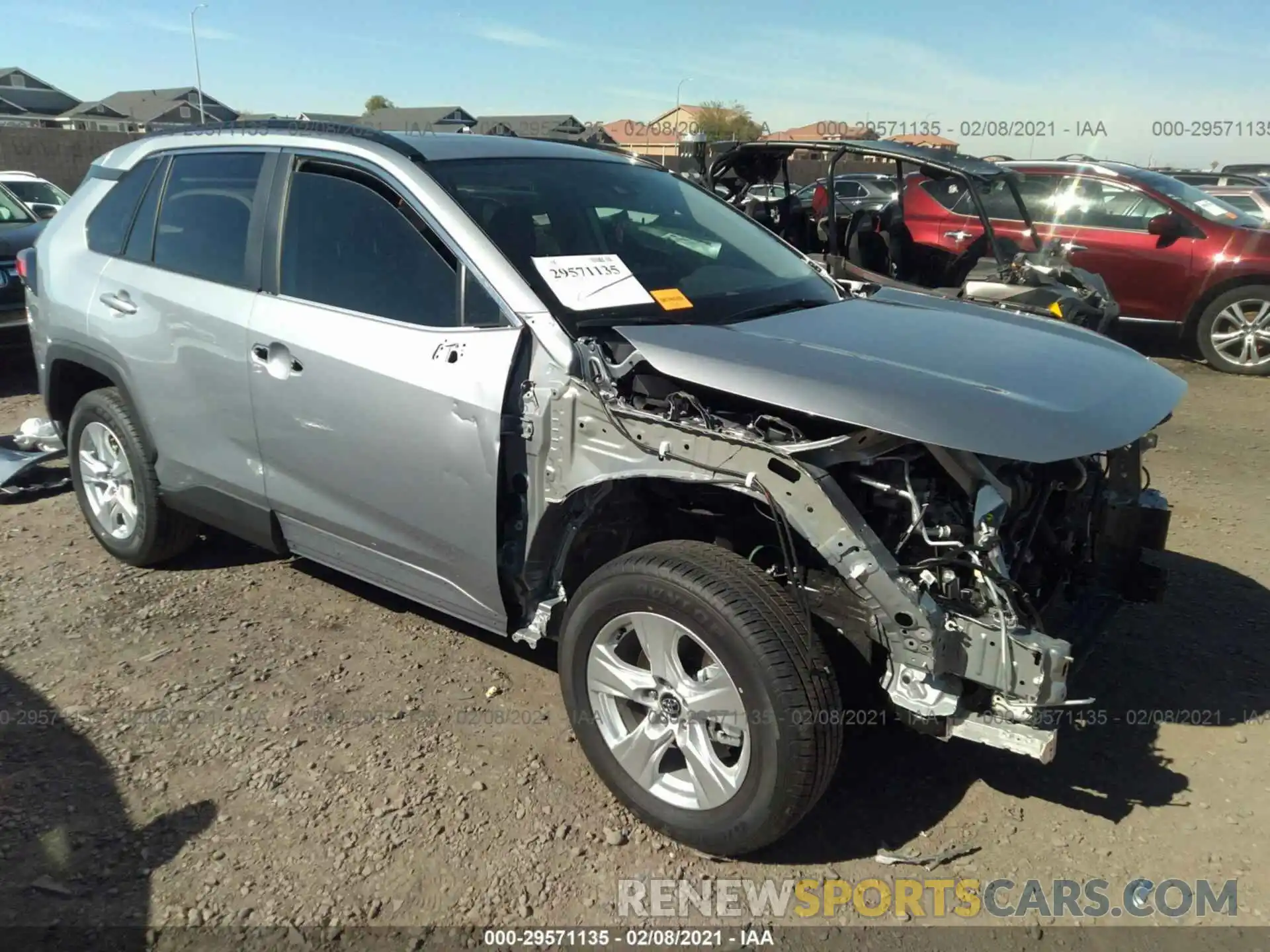 1 Photograph of a damaged car 2T3W1RFV2MC101719 TOYOTA RAV4 2021