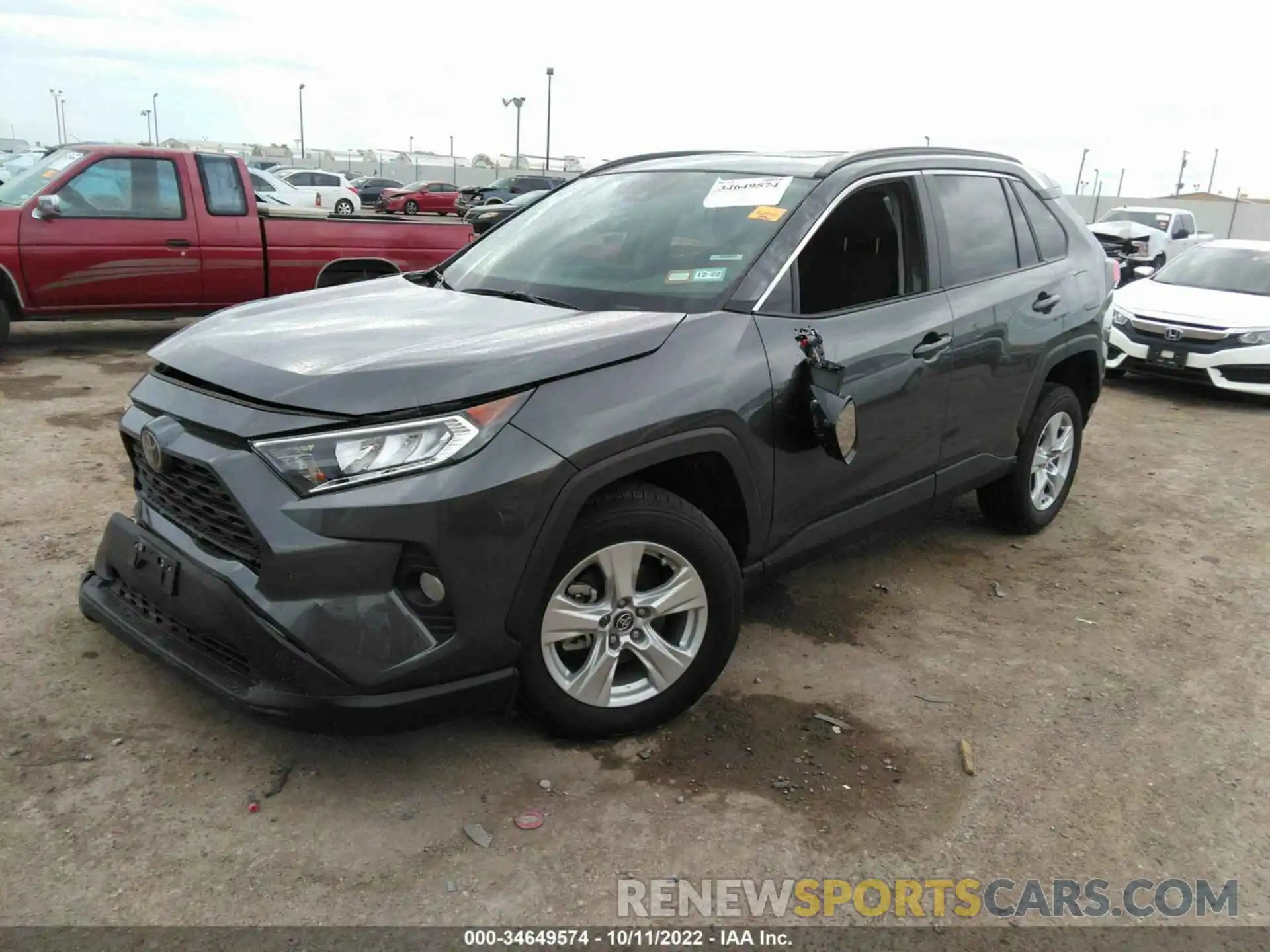 2 Photograph of a damaged car 2T3W1RFV2MC107682 TOYOTA RAV4 2021