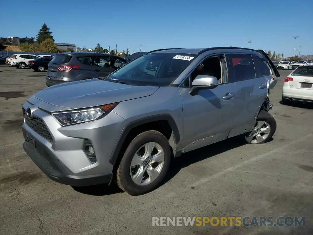 1 Photograph of a damaged car 2T3W1RFV2MC109593 TOYOTA RAV4 2021