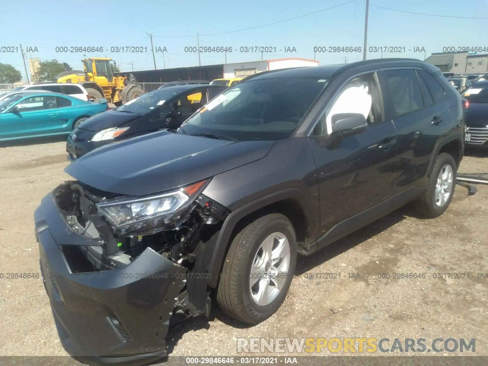 2 Photograph of a damaged car 2T3W1RFV2MC113031 TOYOTA RAV4 2021