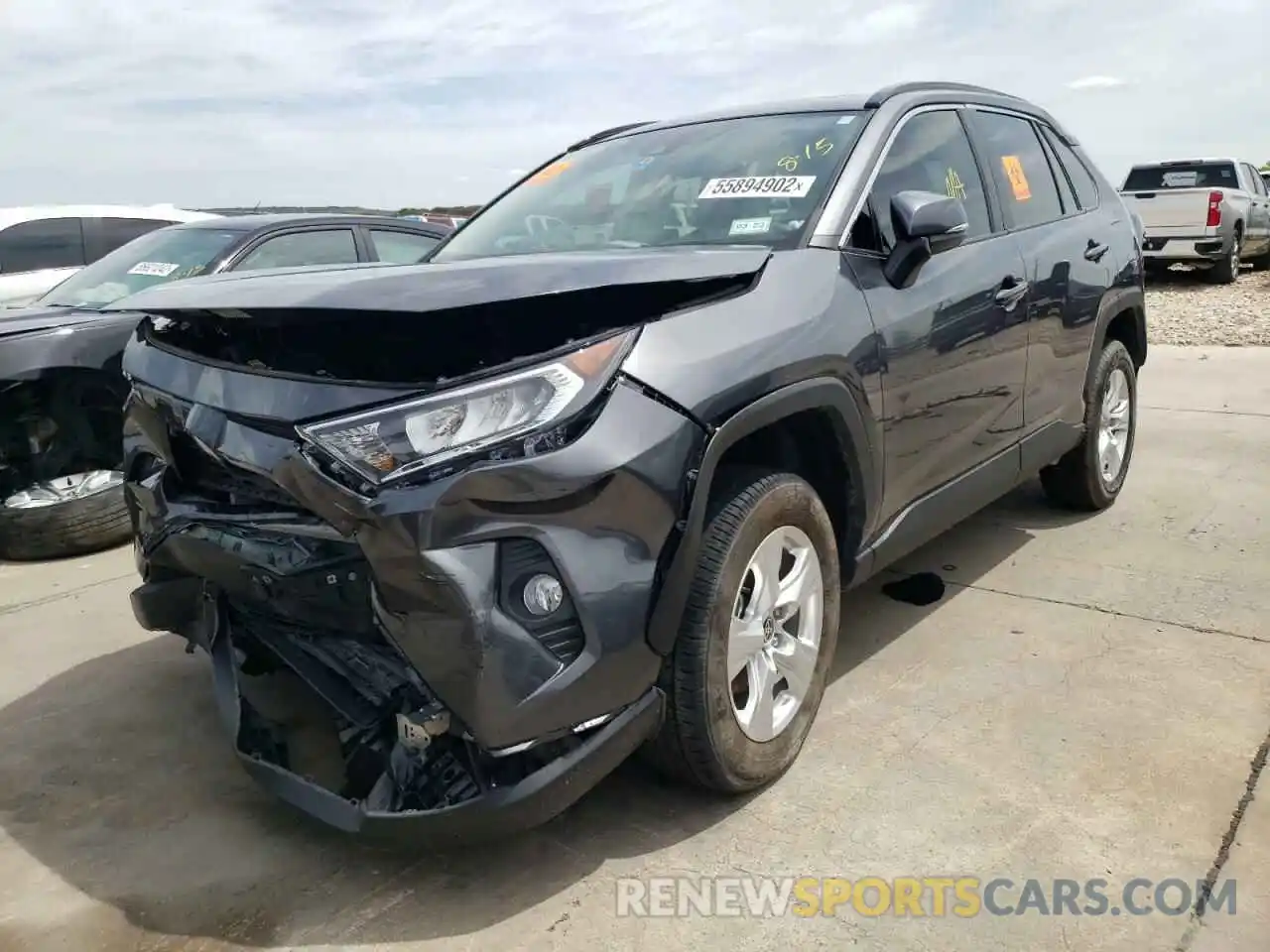 2 Photograph of a damaged car 2T3W1RFV2MC121484 TOYOTA RAV4 2021