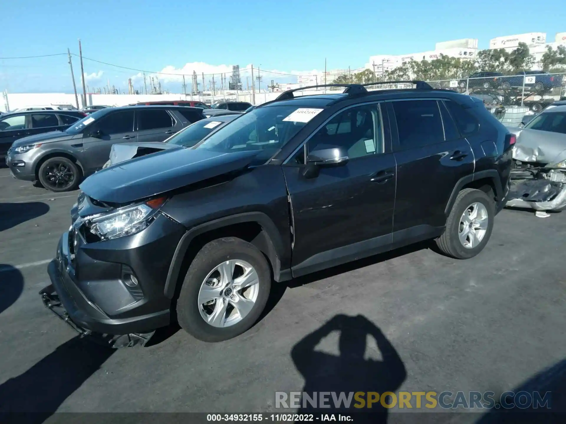 2 Photograph of a damaged car 2T3W1RFV2MC123848 TOYOTA RAV4 2021