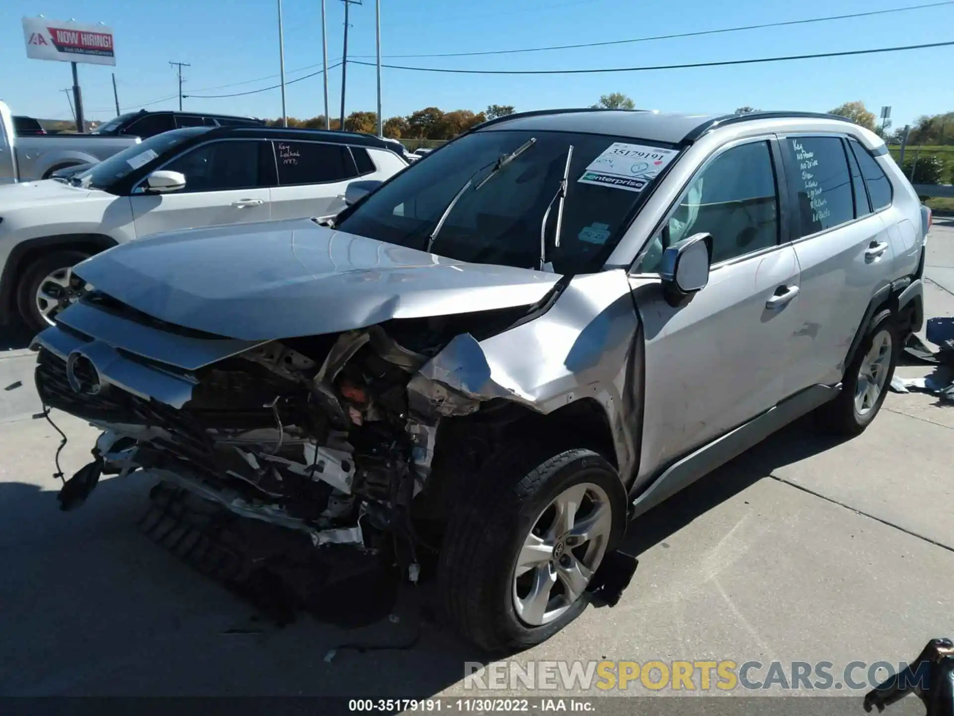 2 Photograph of a damaged car 2T3W1RFV2MC127141 TOYOTA RAV4 2021