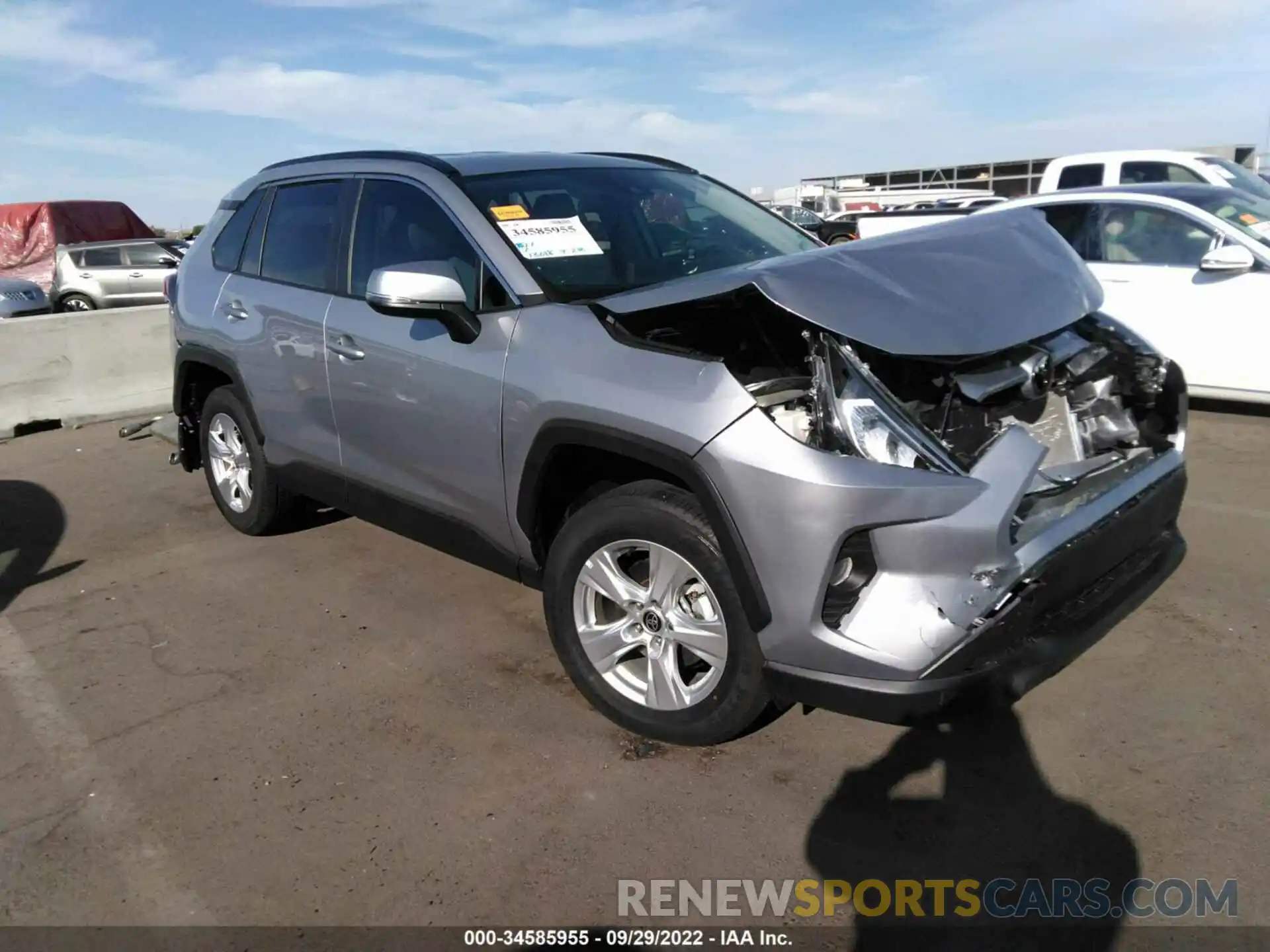 1 Photograph of a damaged car 2T3W1RFV2MC158194 TOYOTA RAV4 2021