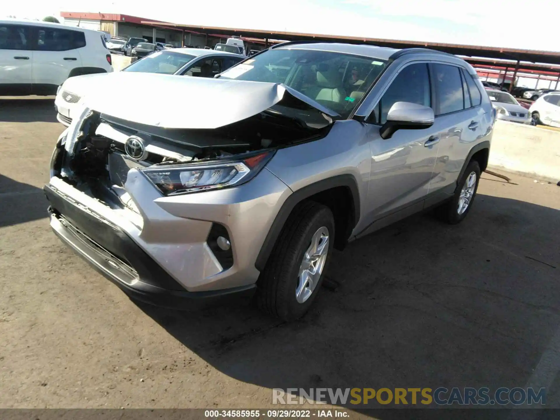 2 Photograph of a damaged car 2T3W1RFV2MC158194 TOYOTA RAV4 2021