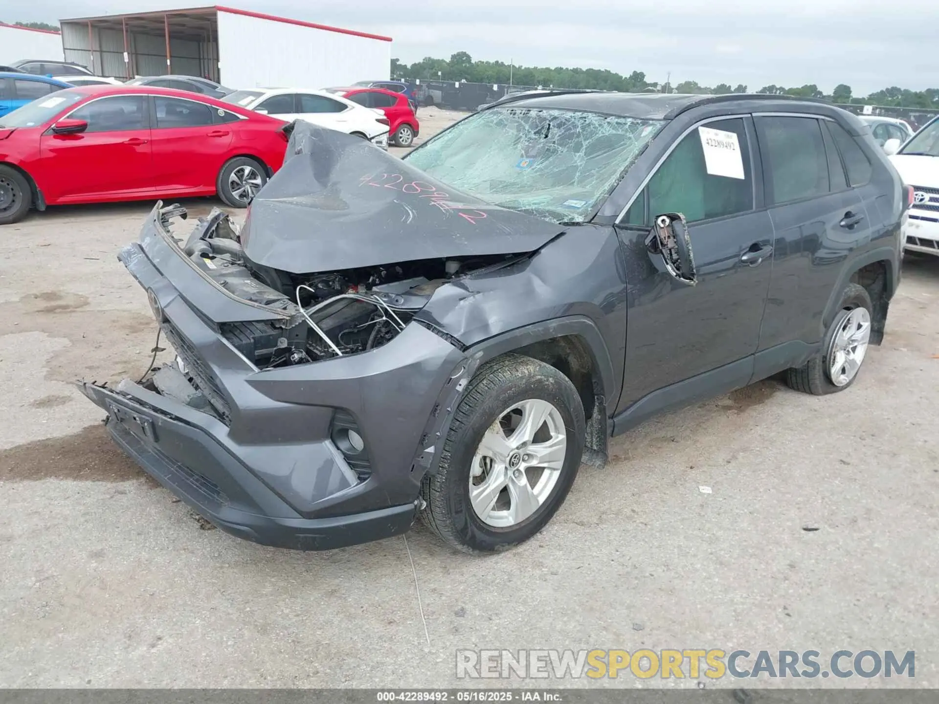 2 Photograph of a damaged car 2T3W1RFV2MC160236 TOYOTA RAV4 2021