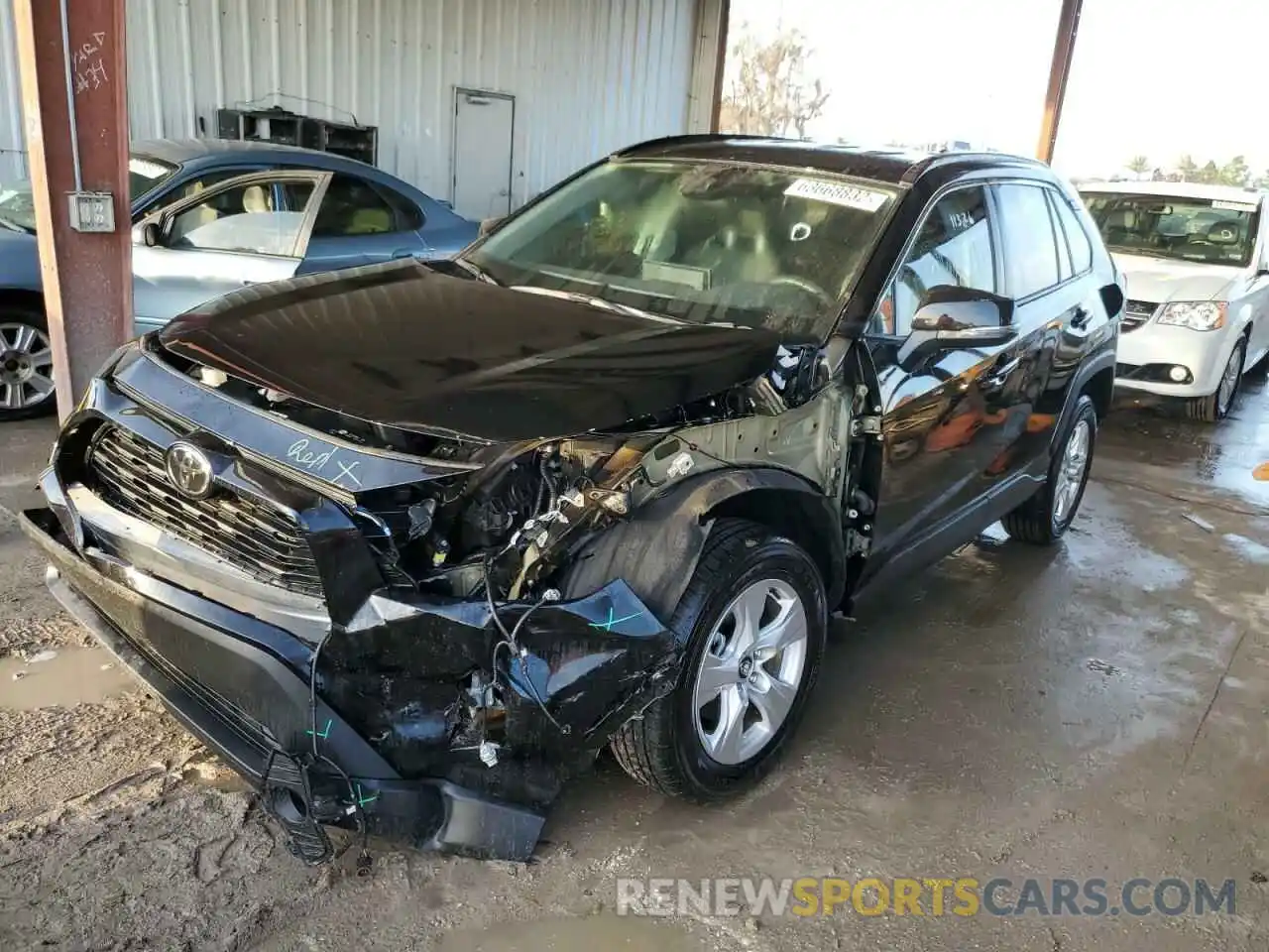 2 Photograph of a damaged car 2T3W1RFV2MW106708 TOYOTA RAV4 2021