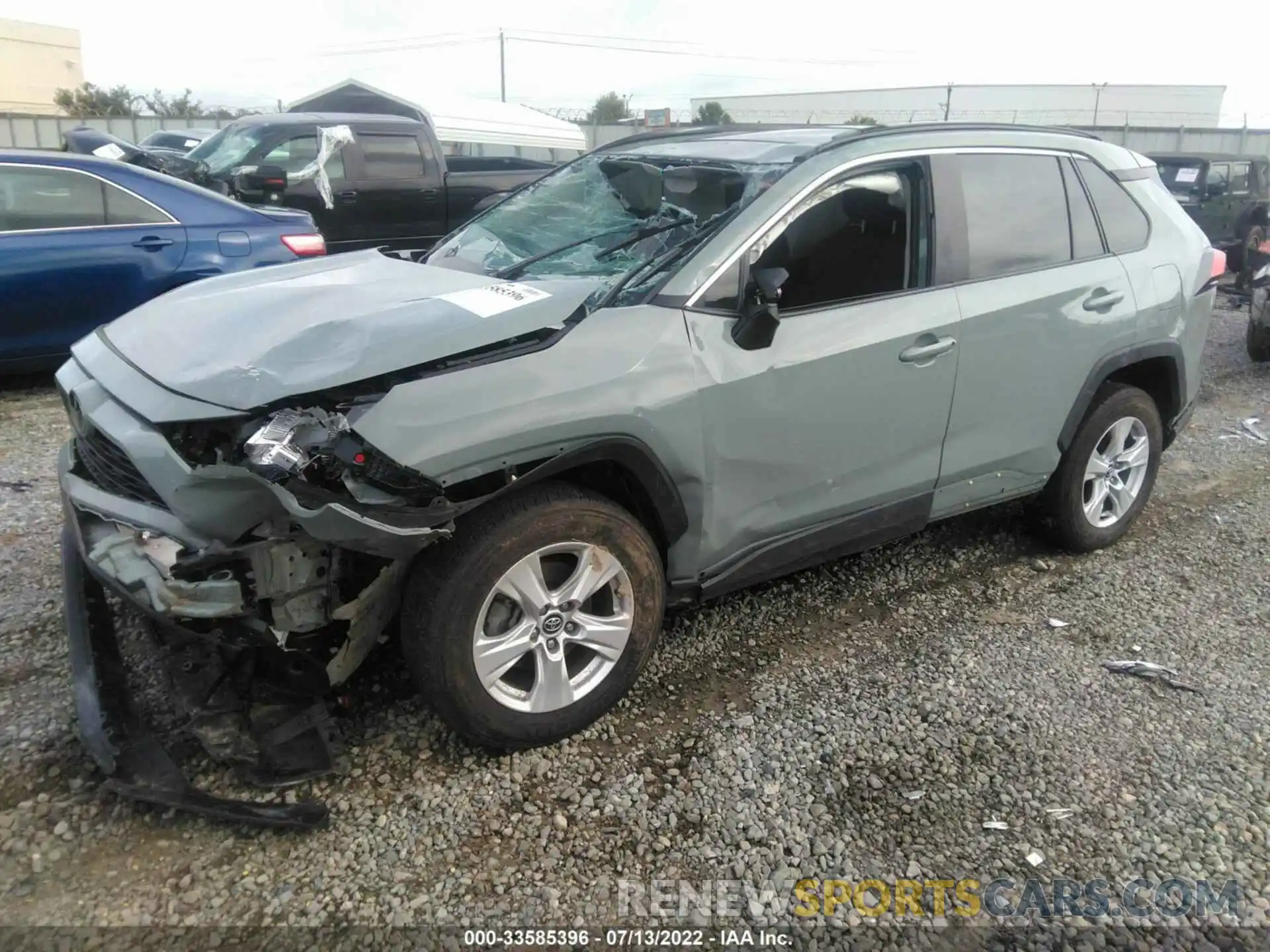 2 Photograph of a damaged car 2T3W1RFV2MW110919 TOYOTA RAV4 2021