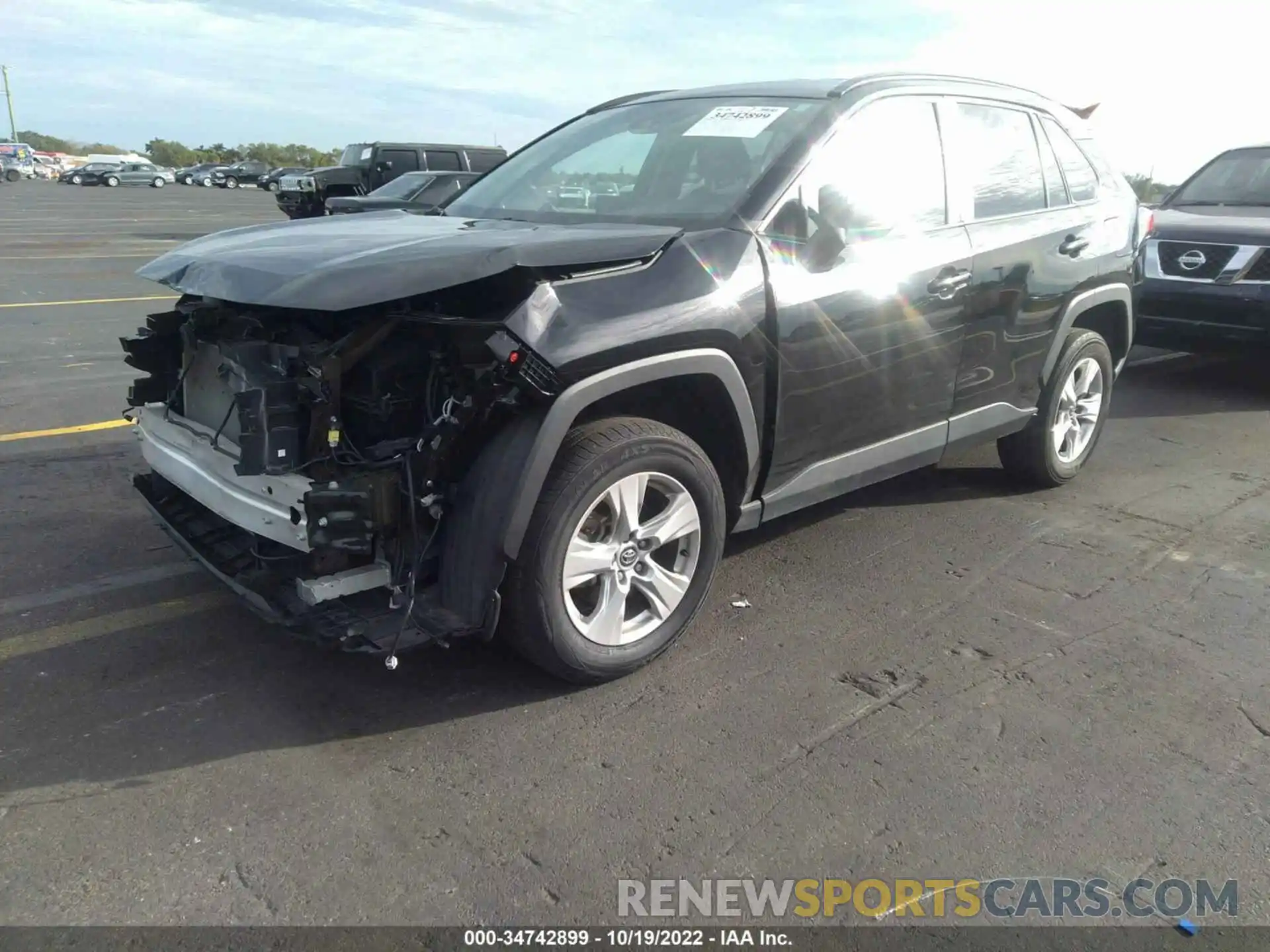 2 Photograph of a damaged car 2T3W1RFV2MW115828 TOYOTA RAV4 2021