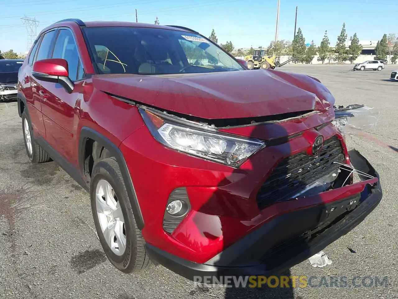 1 Photograph of a damaged car 2T3W1RFV2MW123444 TOYOTA RAV4 2021