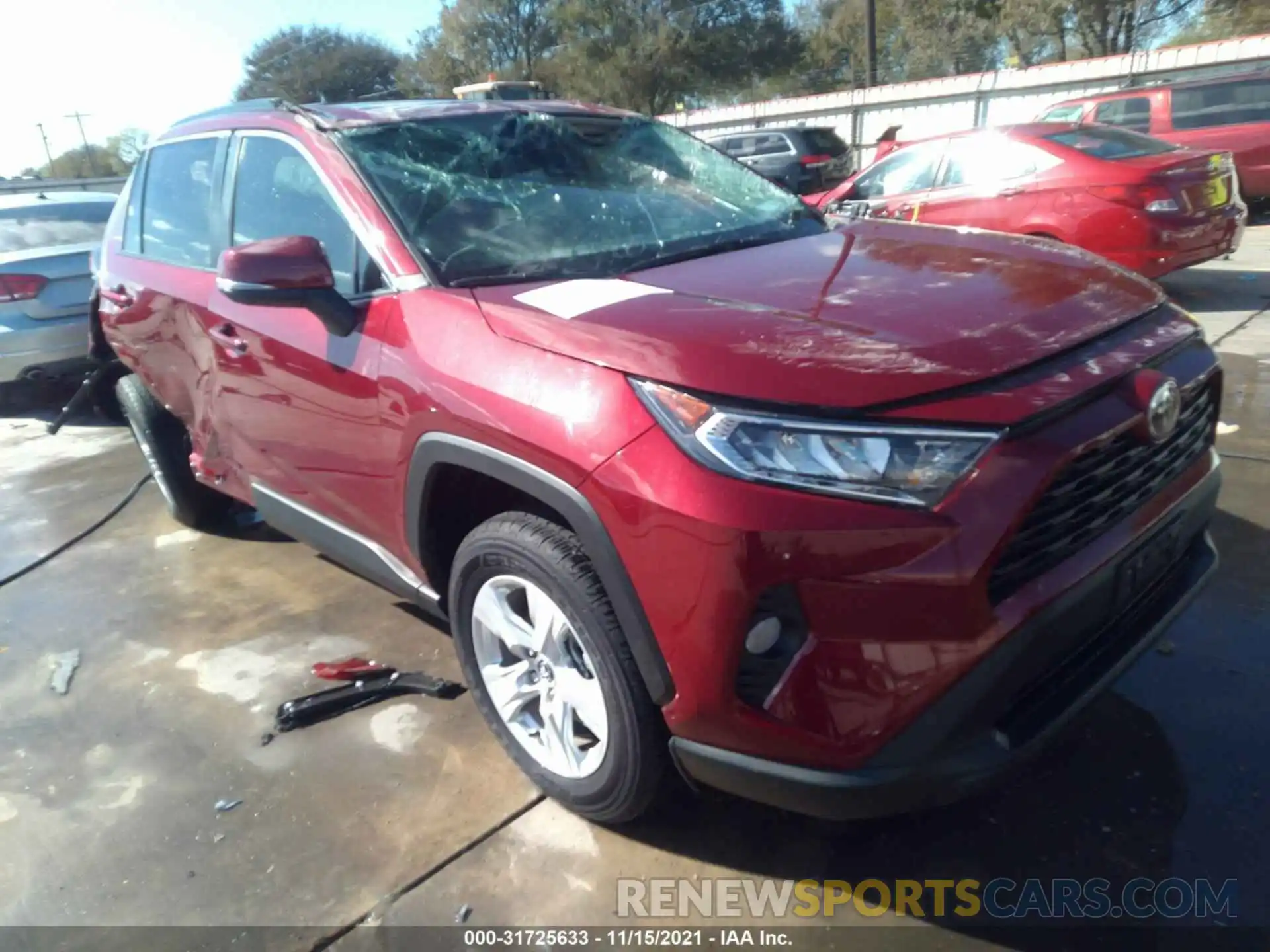 1 Photograph of a damaged car 2T3W1RFV2MW124559 TOYOTA RAV4 2021