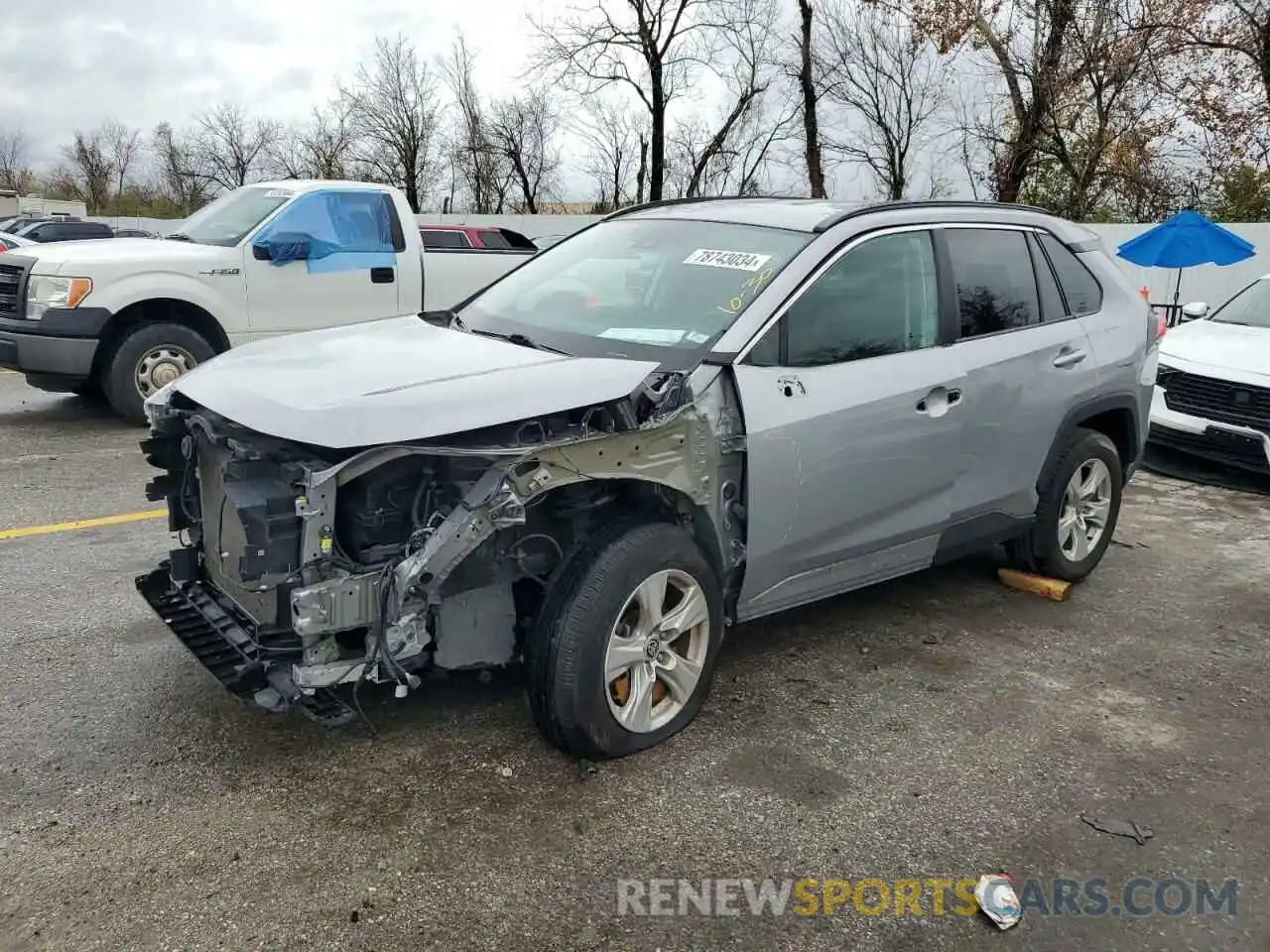 1 Photograph of a damaged car 2T3W1RFV2MW132208 TOYOTA RAV4 2021