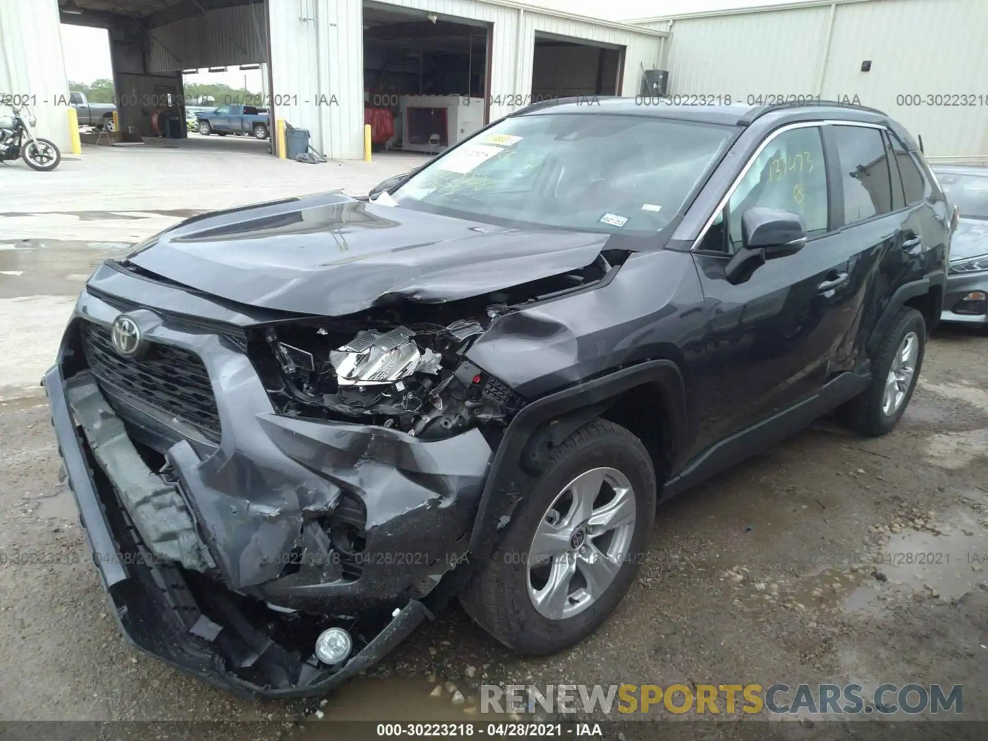 2 Photograph of a damaged car 2T3W1RFV2MW137473 TOYOTA RAV4 2021