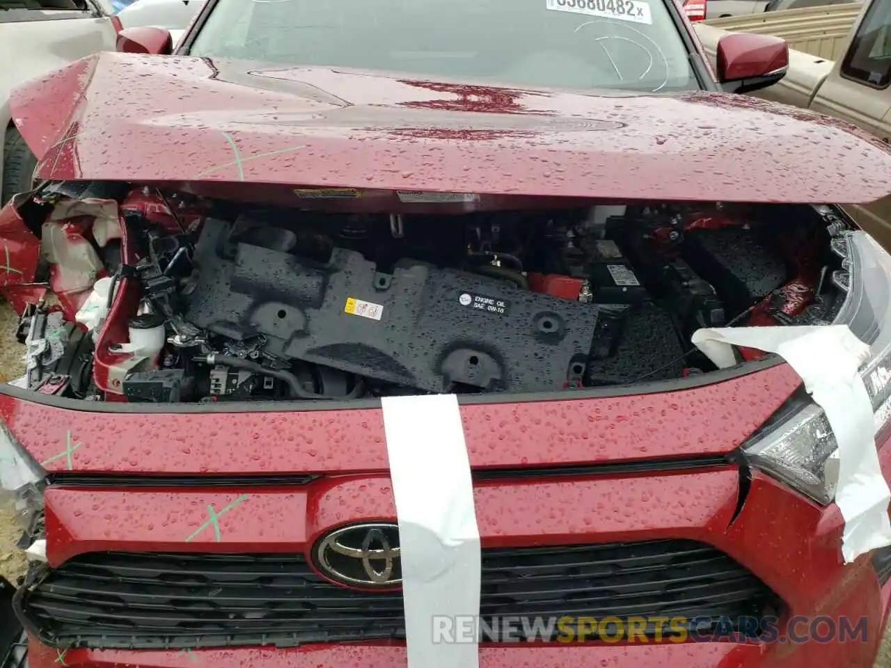 7 Photograph of a damaged car 2T3W1RFV2MW142088 TOYOTA RAV4 2021