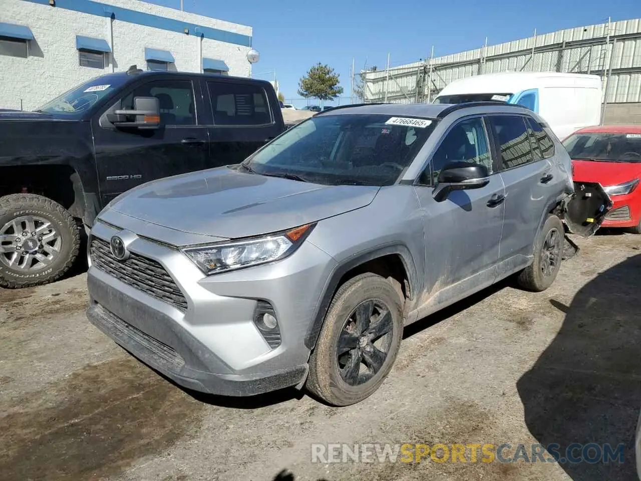 1 Photograph of a damaged car 2T3W1RFV2MW164611 TOYOTA RAV4 2021