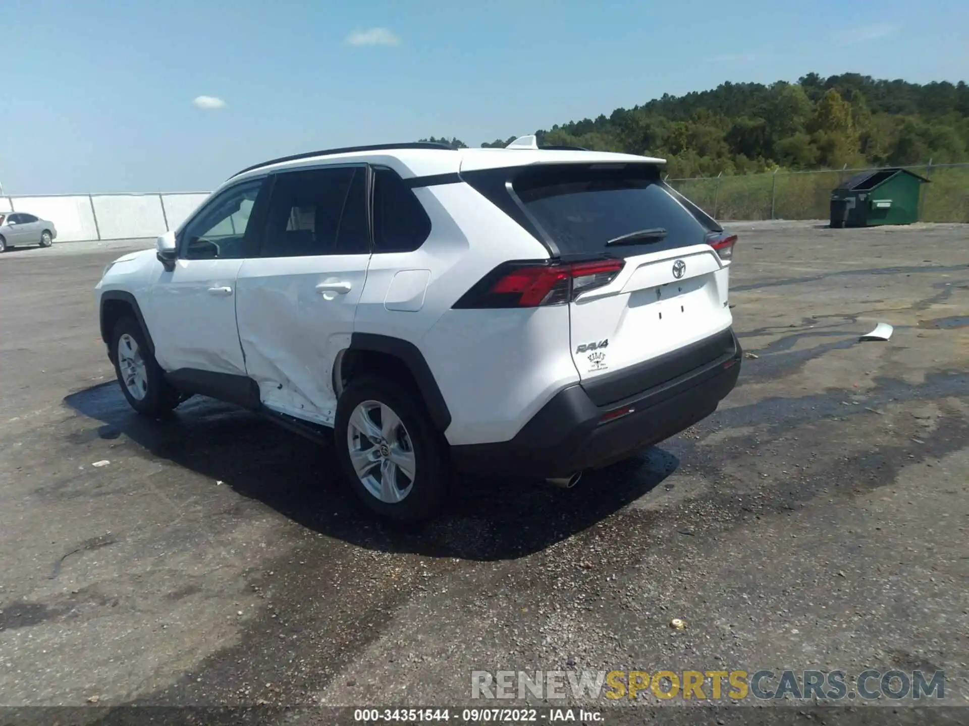 3 Photograph of a damaged car 2T3W1RFV2MW167668 TOYOTA RAV4 2021