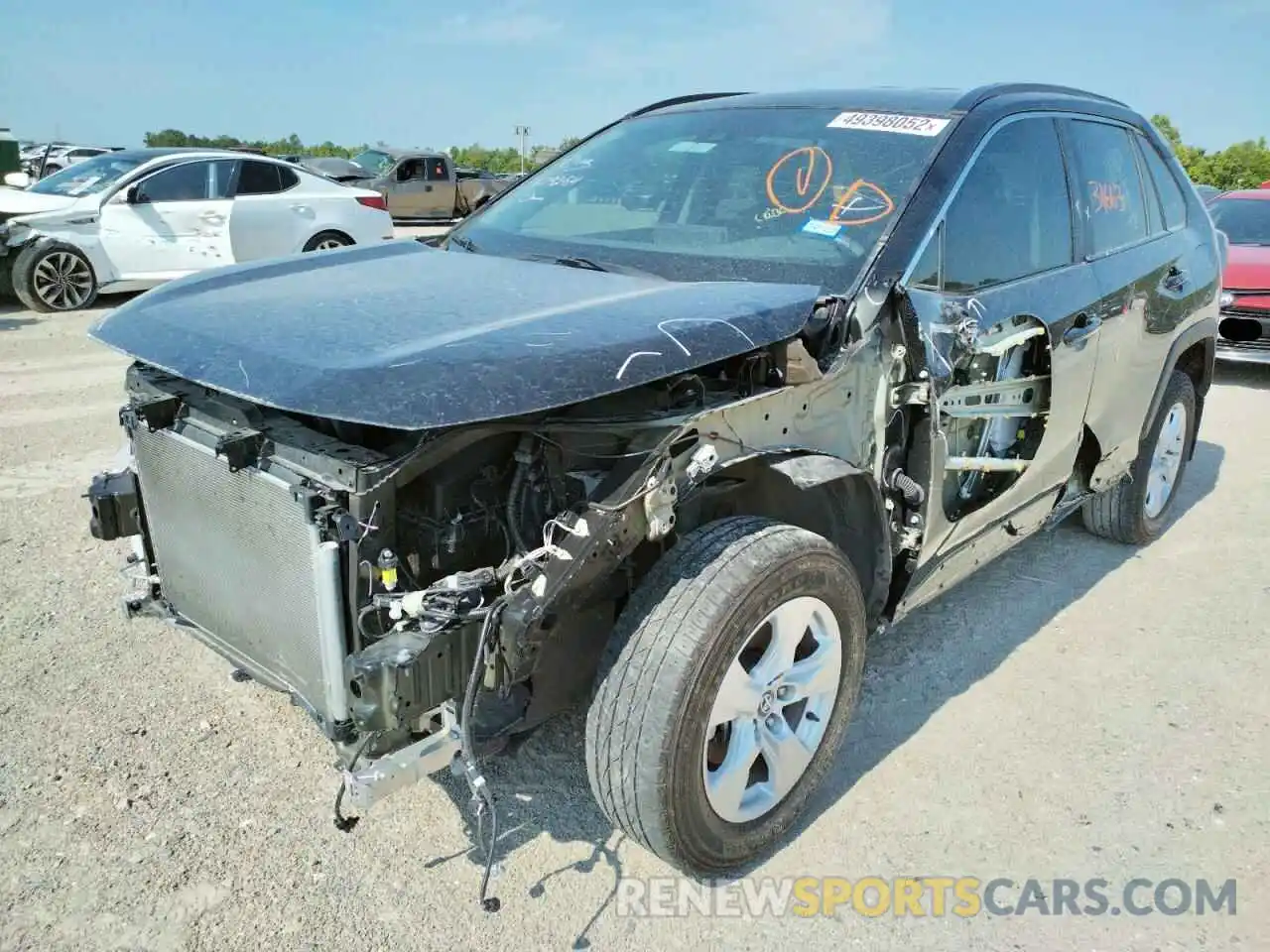 2 Photograph of a damaged car 2T3W1RFV3MC090052 TOYOTA RAV4 2021