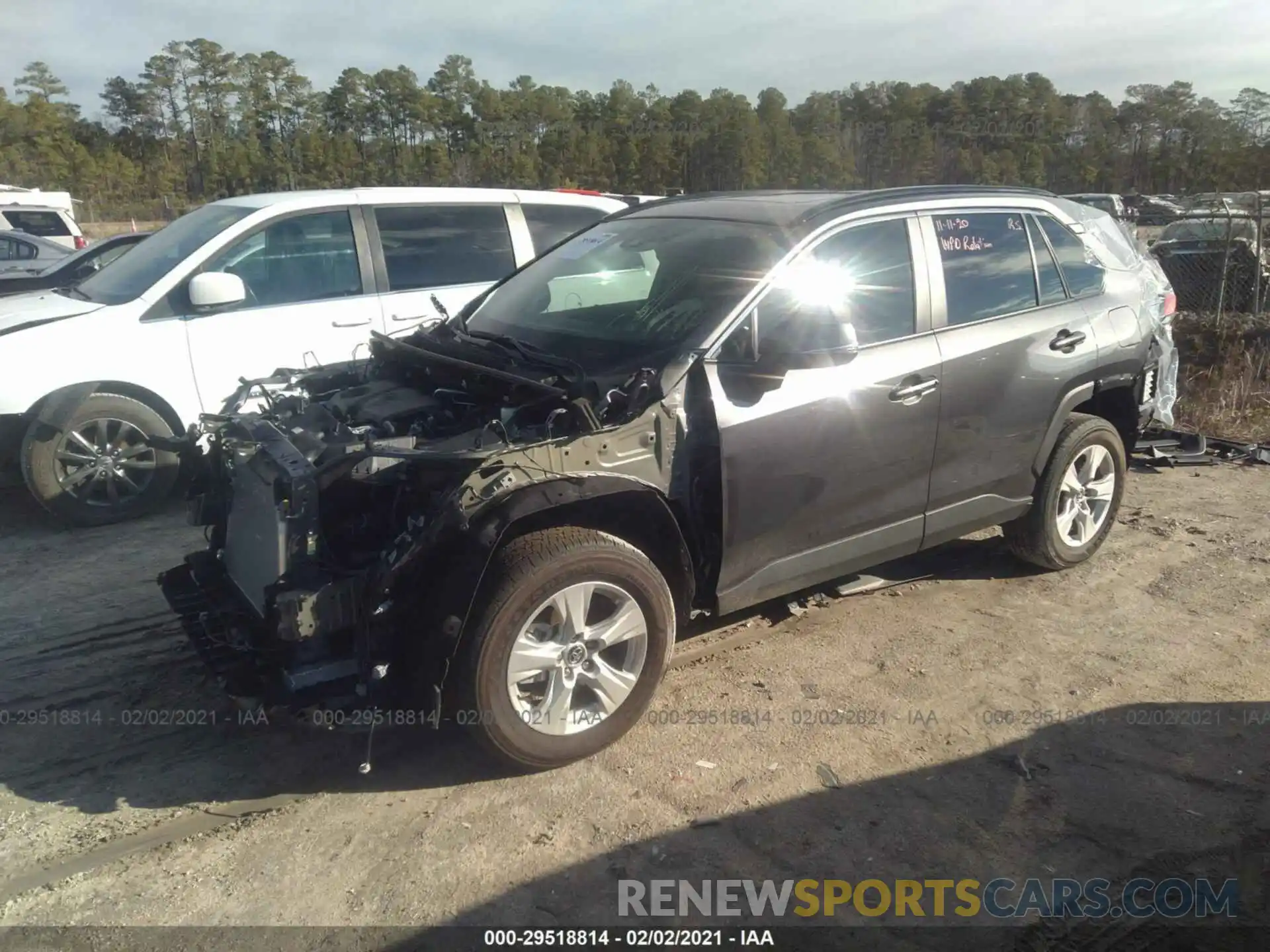 2 Photograph of a damaged car 2T3W1RFV3MC090990 TOYOTA RAV4 2021