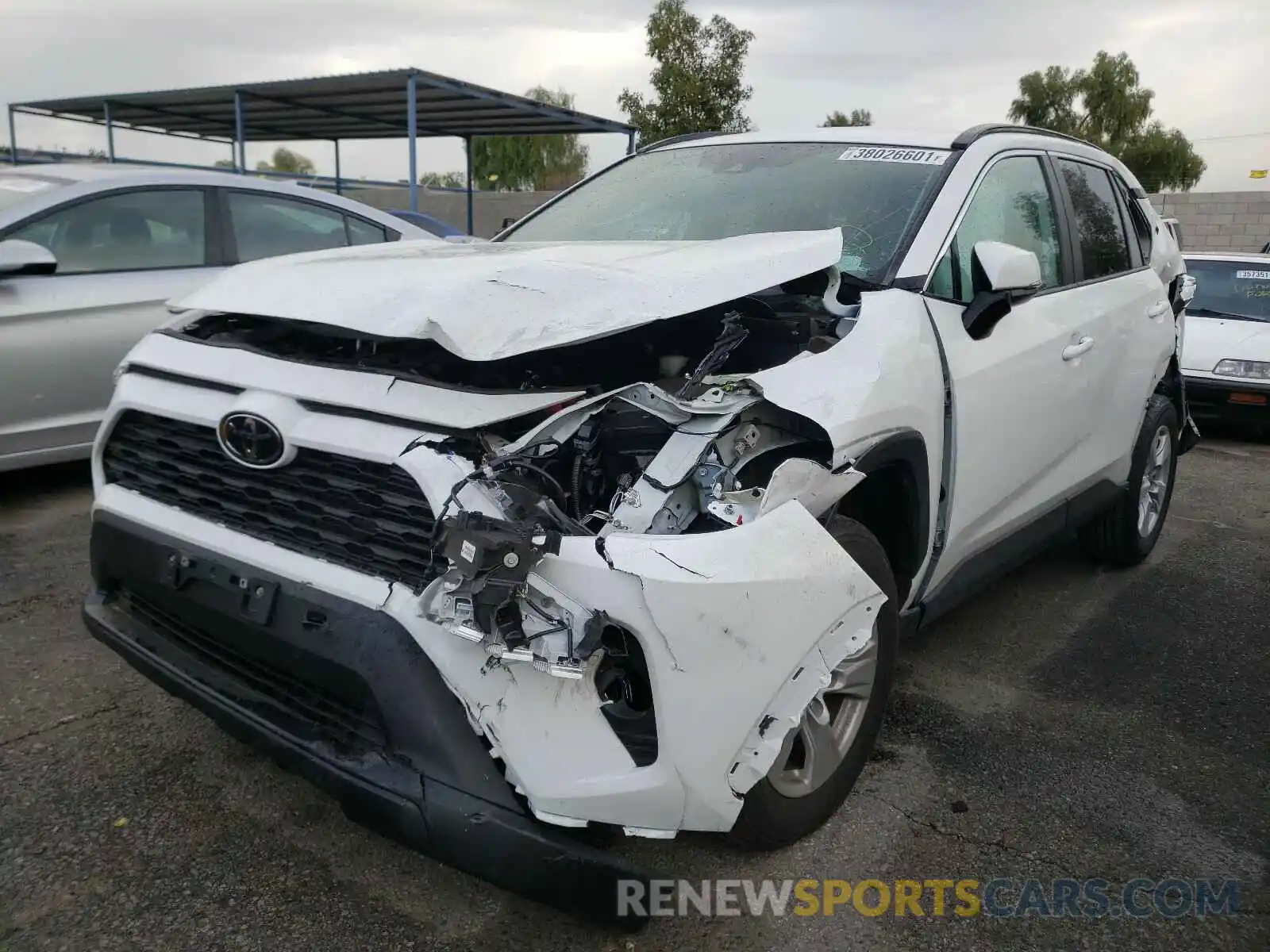 2 Photograph of a damaged car 2T3W1RFV3MC091685 TOYOTA RAV4 2021