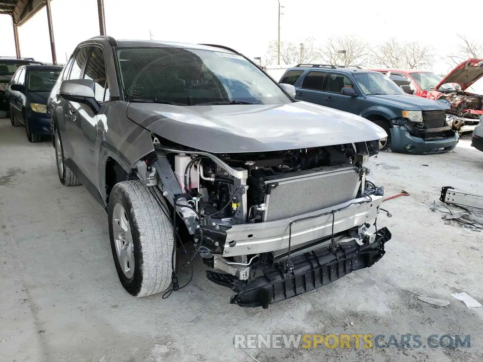 1 Photograph of a damaged car 2T3W1RFV3MC093906 TOYOTA RAV4 2021