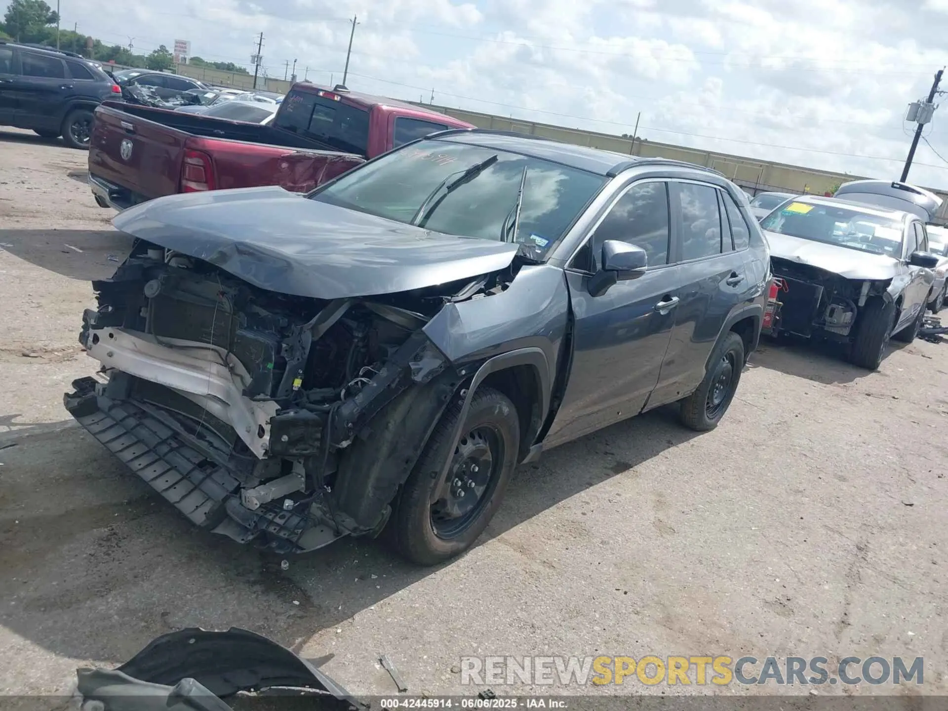 2 Photograph of a damaged car 2T3W1RFV3MC096515 TOYOTA RAV4 2021