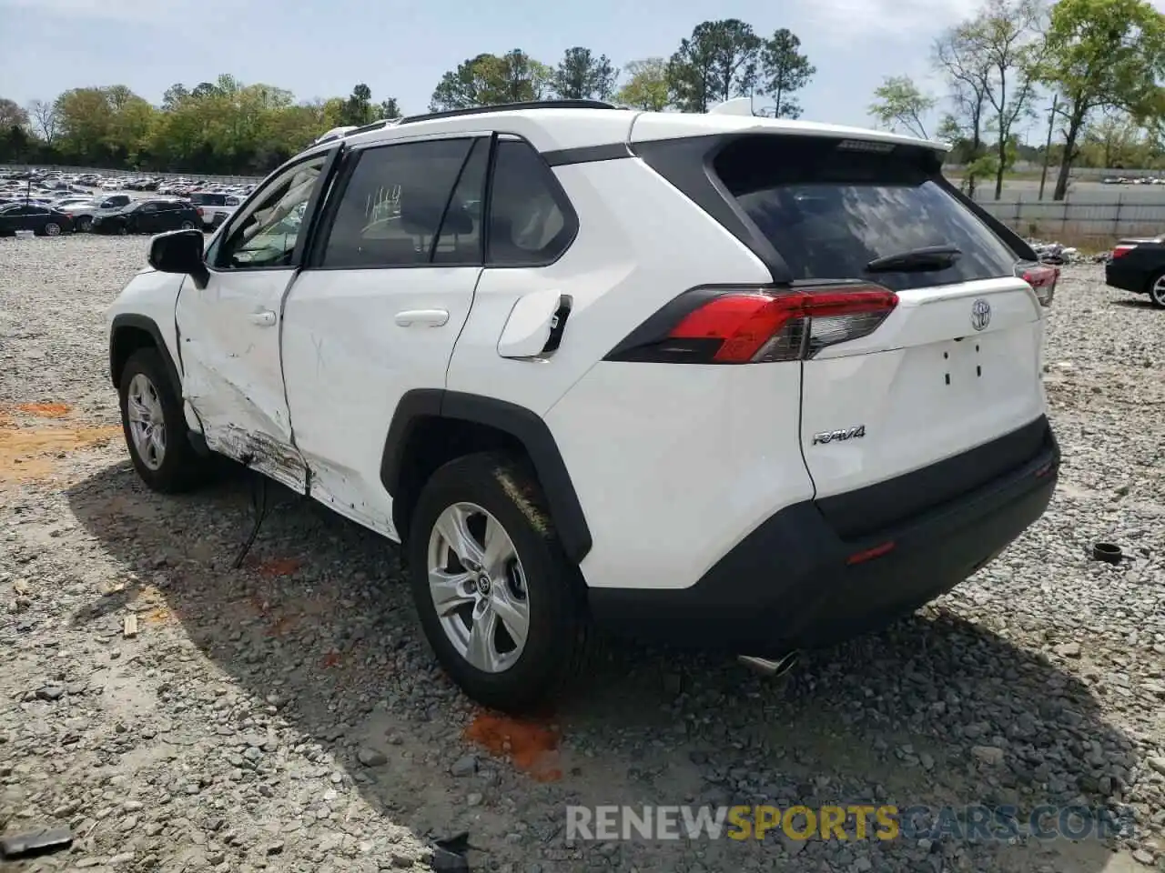 3 Photograph of a damaged car 2T3W1RFV3MC098393 TOYOTA RAV4 2021