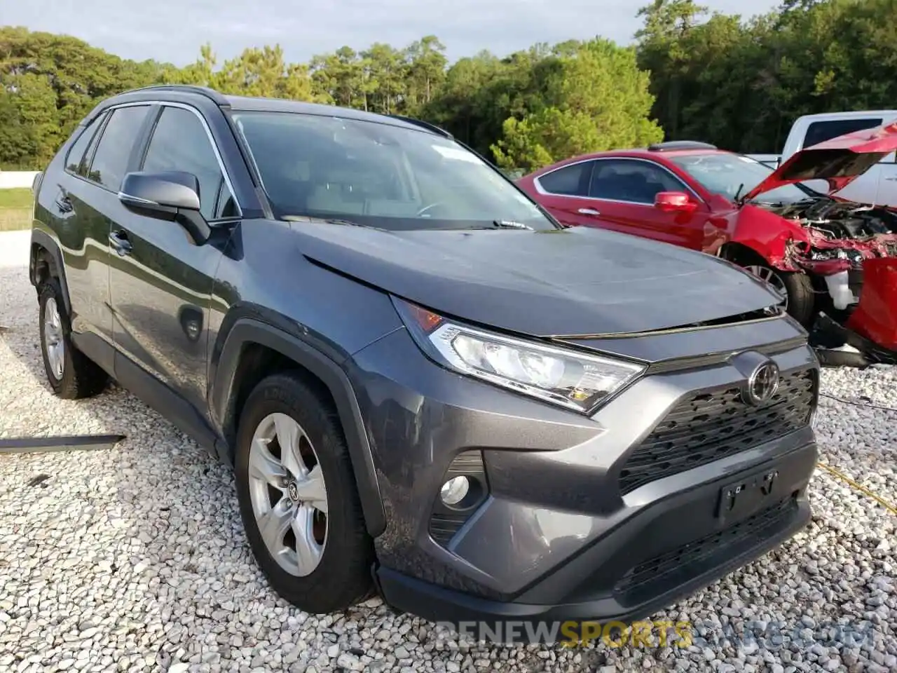 1 Photograph of a damaged car 2T3W1RFV3MC117556 TOYOTA RAV4 2021