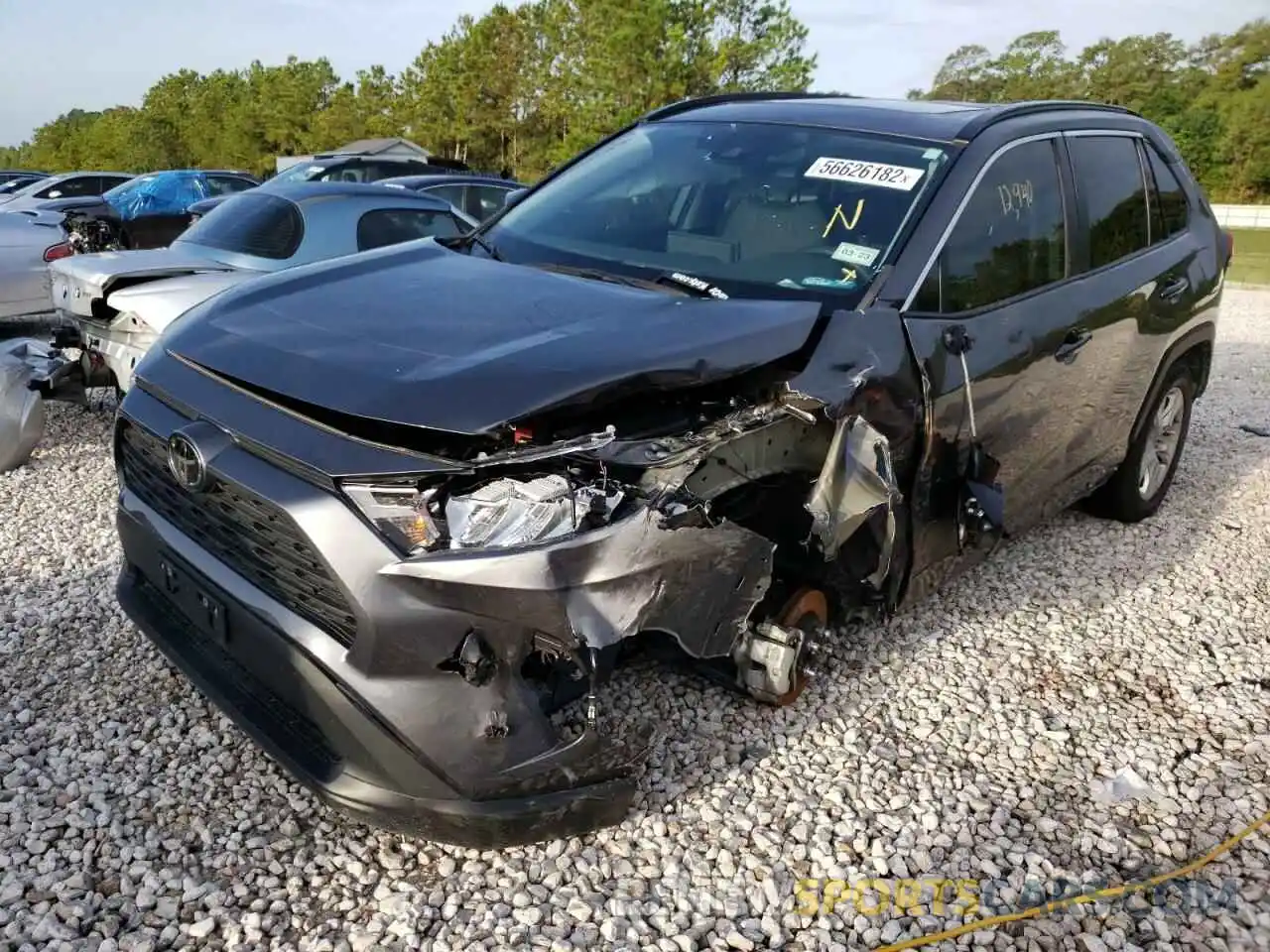 2 Photograph of a damaged car 2T3W1RFV3MC117556 TOYOTA RAV4 2021