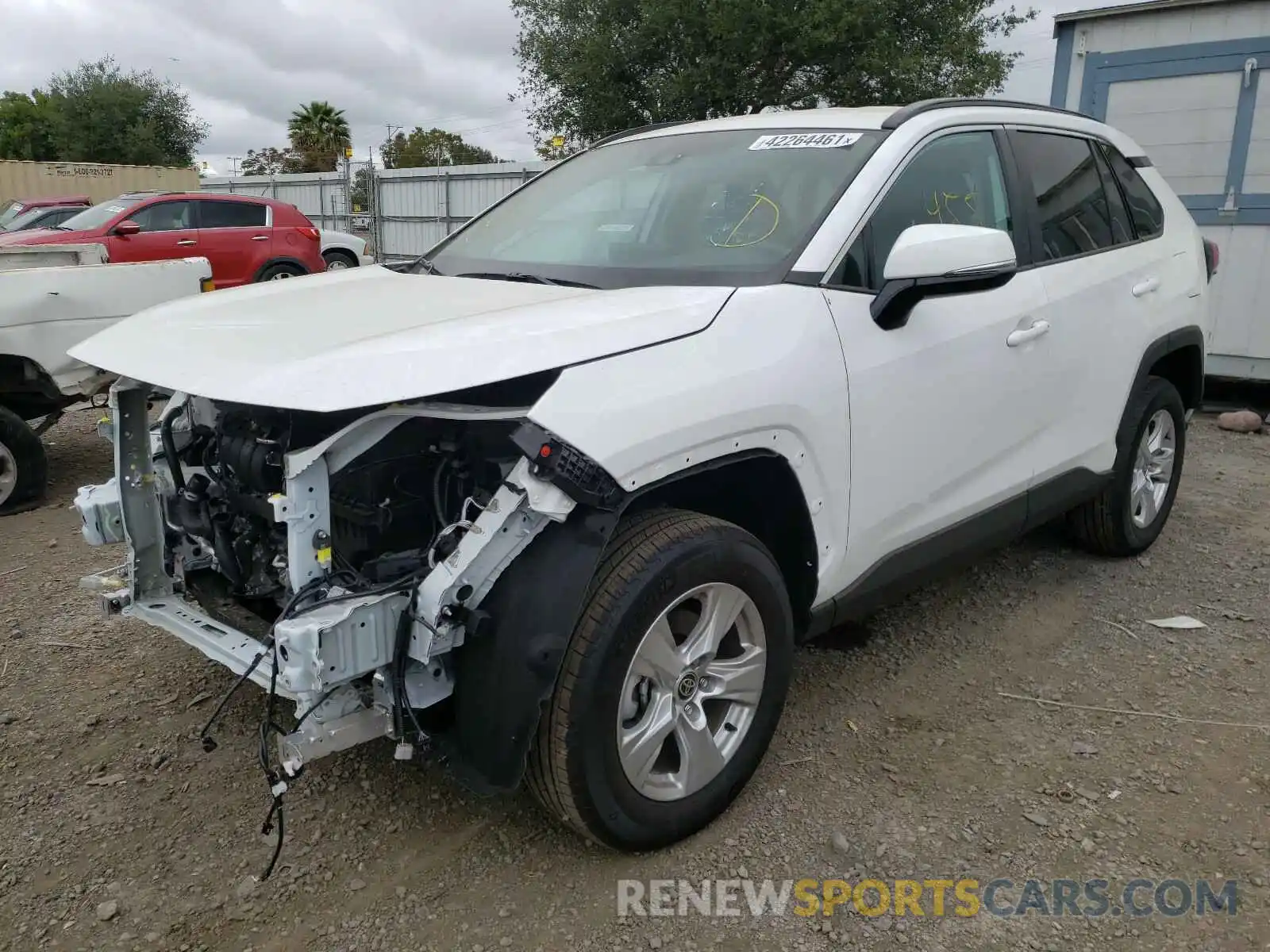 2 Photograph of a damaged car 2T3W1RFV3MC128170 TOYOTA RAV4 2021