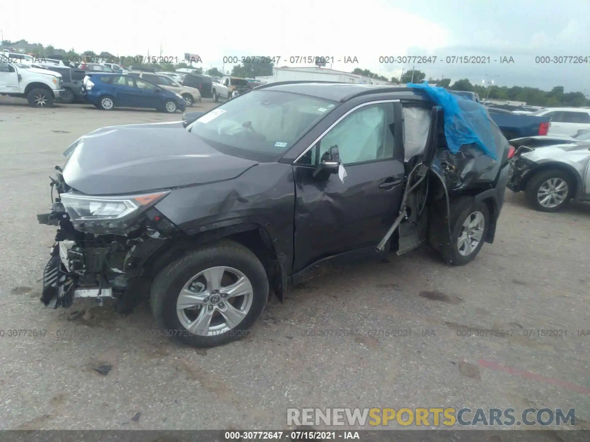 2 Photograph of a damaged car 2T3W1RFV3MC130274 TOYOTA RAV4 2021