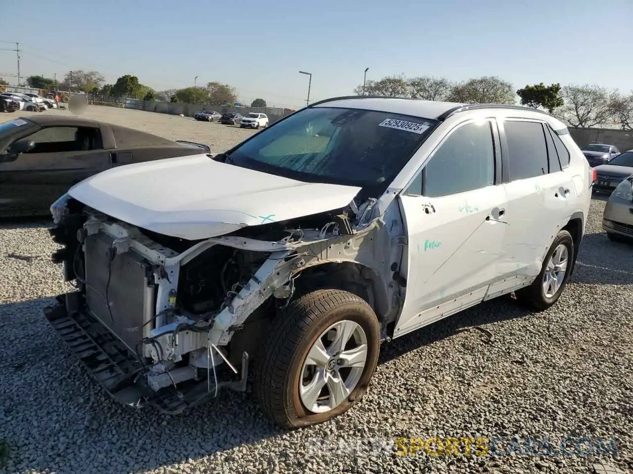 1 Photograph of a damaged car 2T3W1RFV3MC152047 TOYOTA RAV4 2021