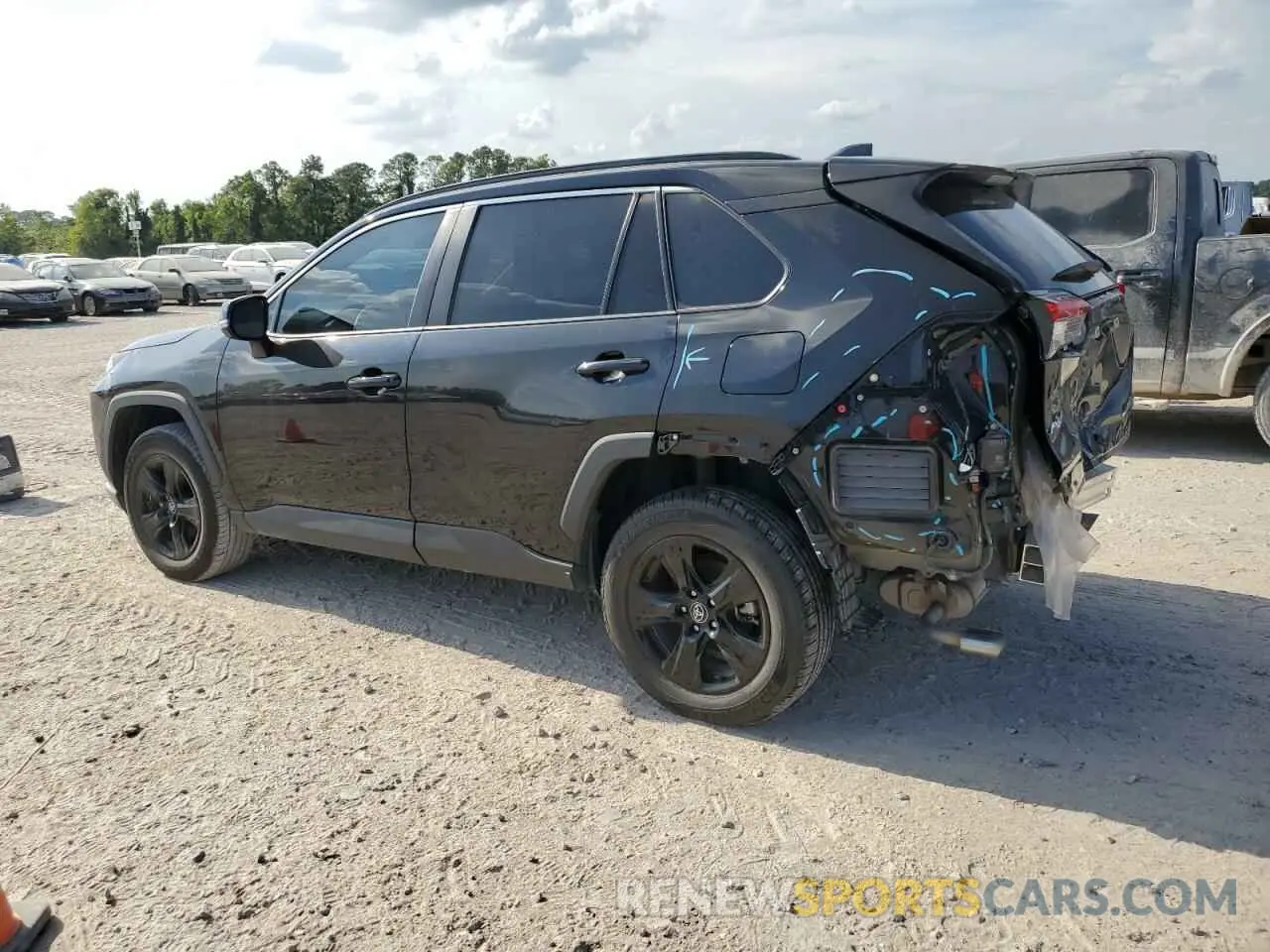 2 Photograph of a damaged car 2T3W1RFV3MW105213 TOYOTA RAV4 2021