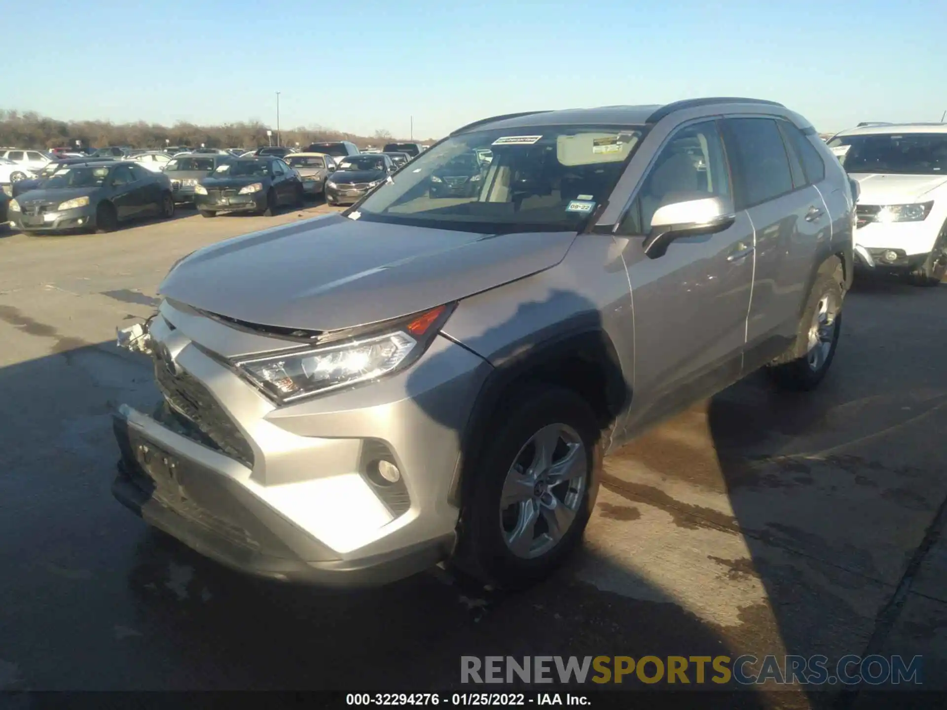 2 Photograph of a damaged car 2T3W1RFV3MW105907 TOYOTA RAV4 2021