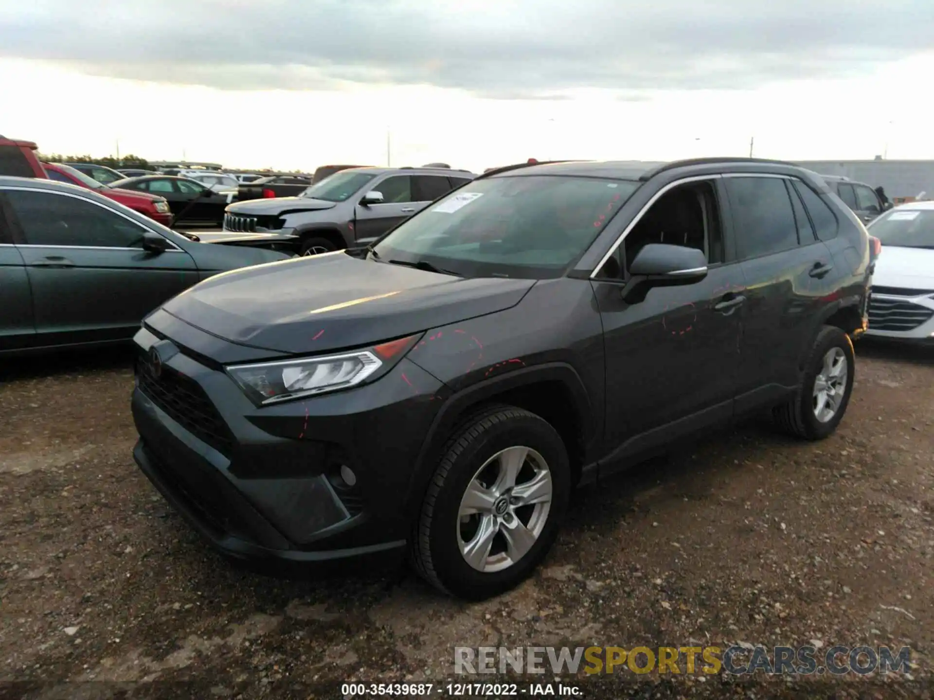 2 Photograph of a damaged car 2T3W1RFV3MW112954 TOYOTA RAV4 2021