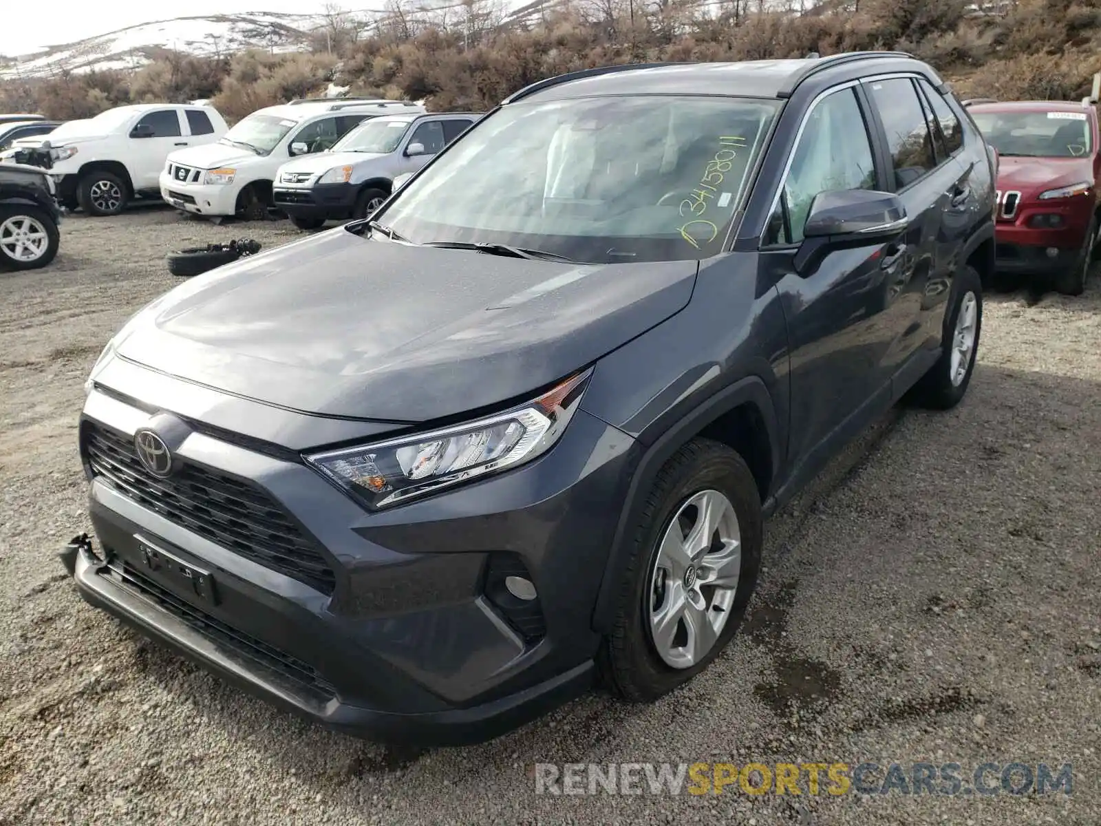 2 Photograph of a damaged car 2T3W1RFV3MW116146 TOYOTA RAV4 2021