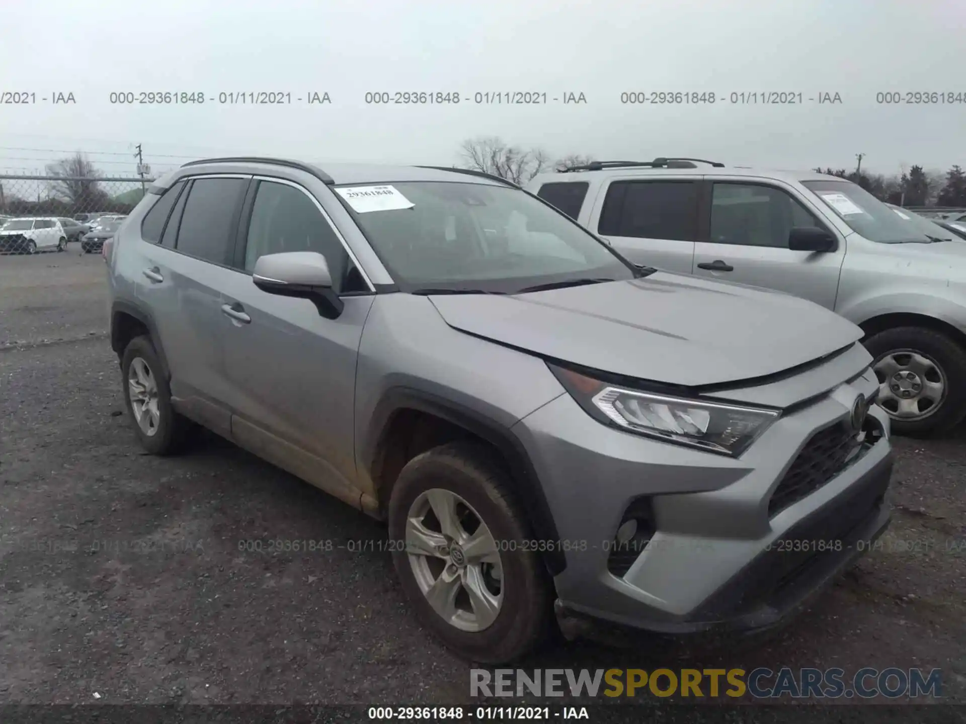 1 Photograph of a damaged car 2T3W1RFV3MW116776 TOYOTA RAV4 2021