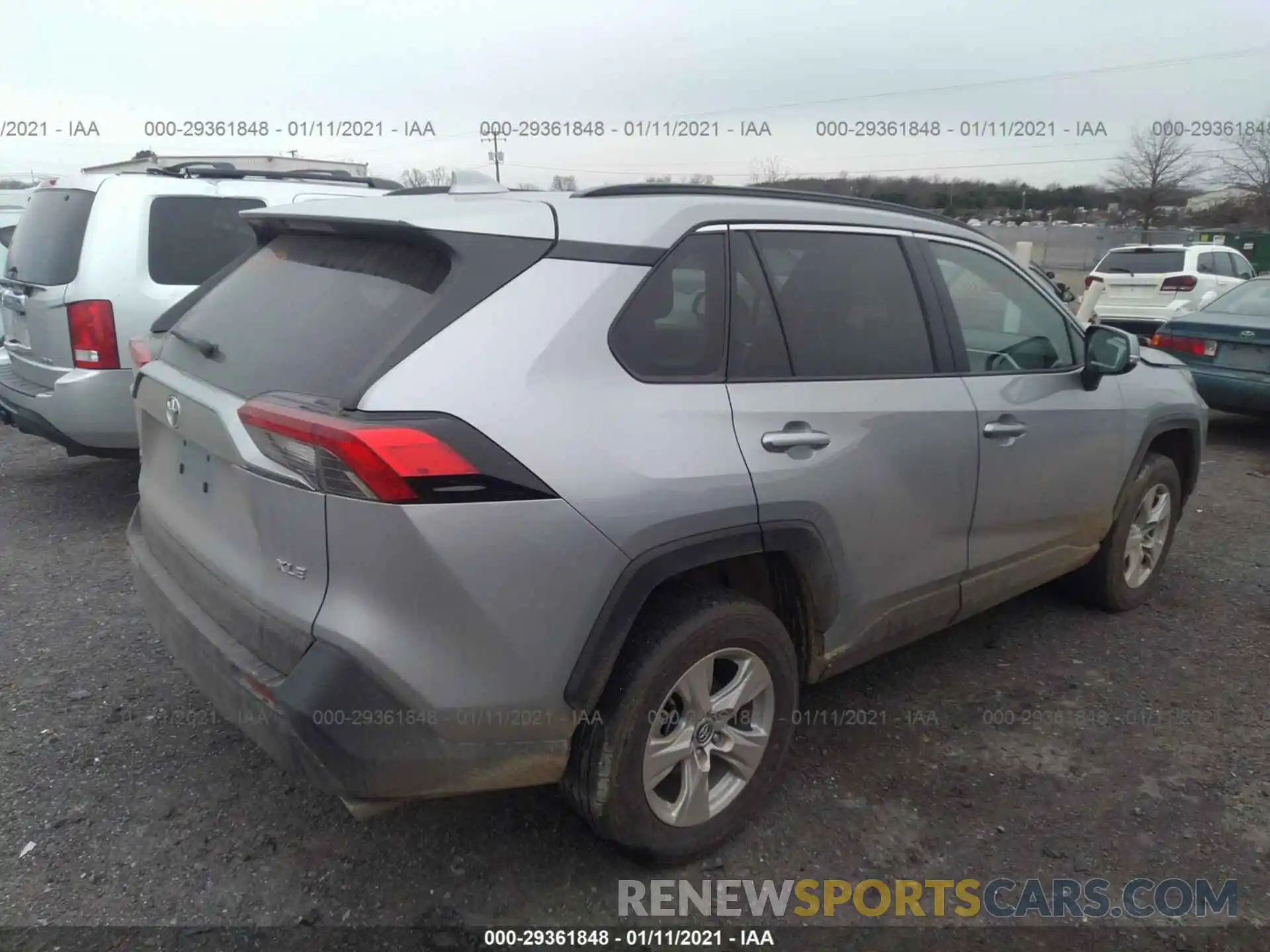 4 Photograph of a damaged car 2T3W1RFV3MW116776 TOYOTA RAV4 2021