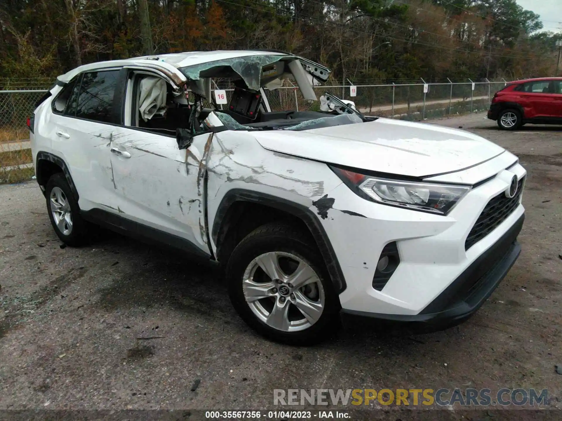 1 Photograph of a damaged car 2T3W1RFV3MW118382 TOYOTA RAV4 2021