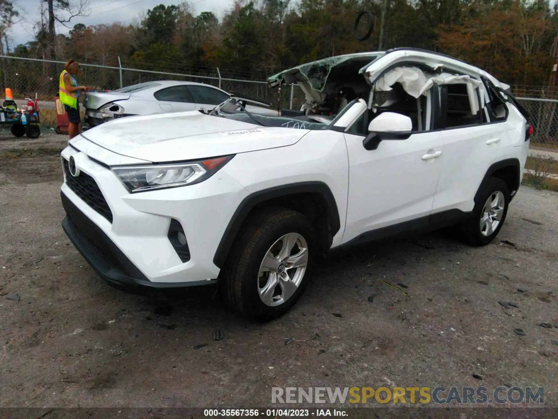 2 Photograph of a damaged car 2T3W1RFV3MW118382 TOYOTA RAV4 2021