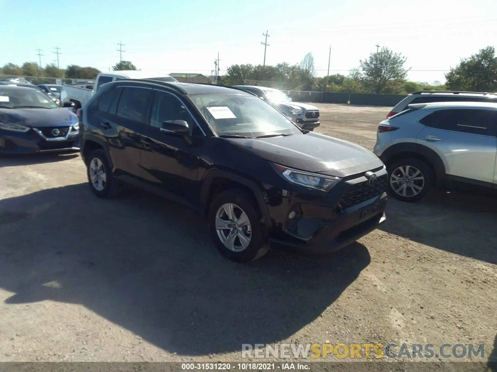 1 Photograph of a damaged car 2T3W1RFV3MW126918 TOYOTA RAV4 2021