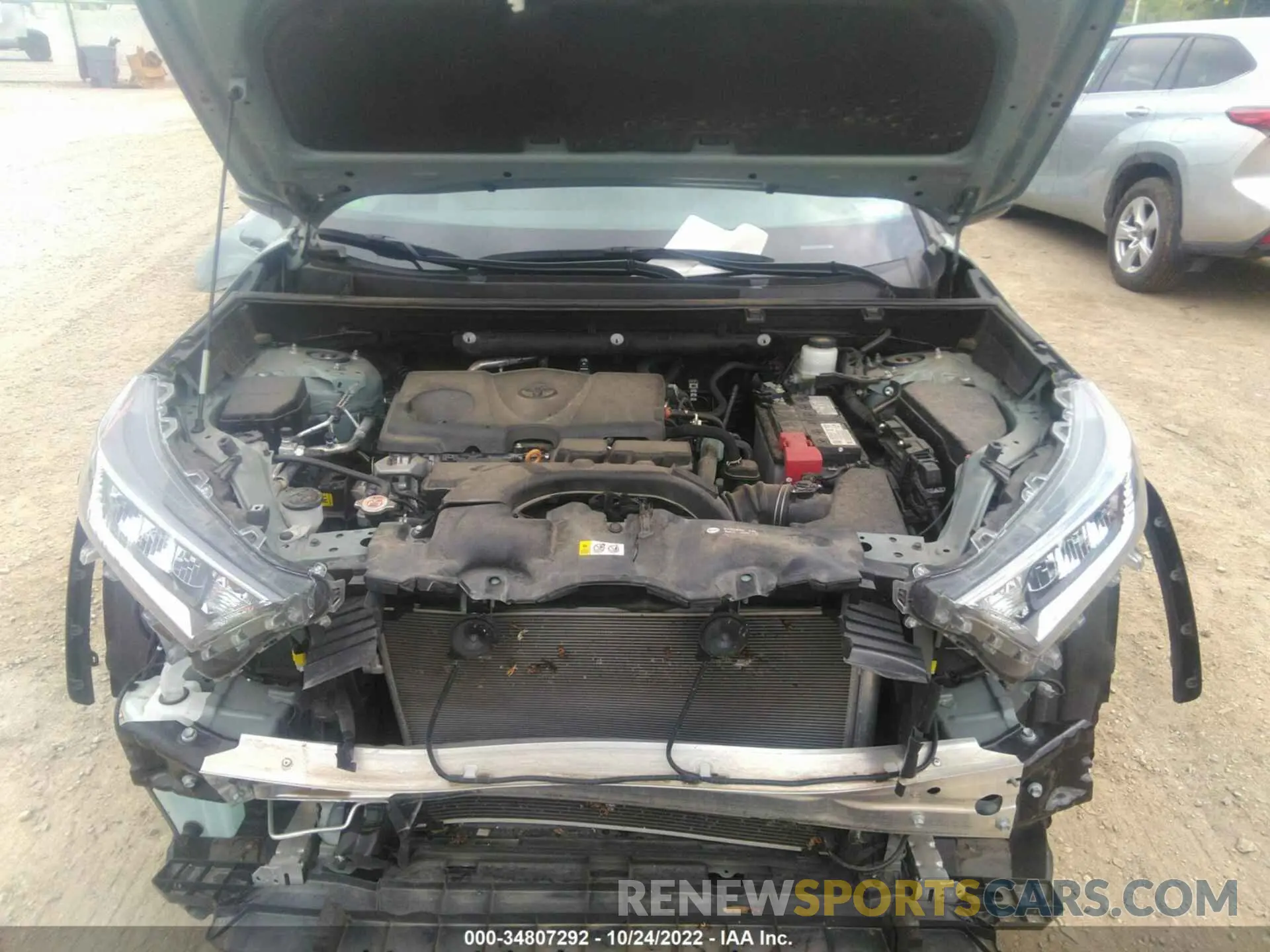 10 Photograph of a damaged car 2T3W1RFV3MW130435 TOYOTA RAV4 2021