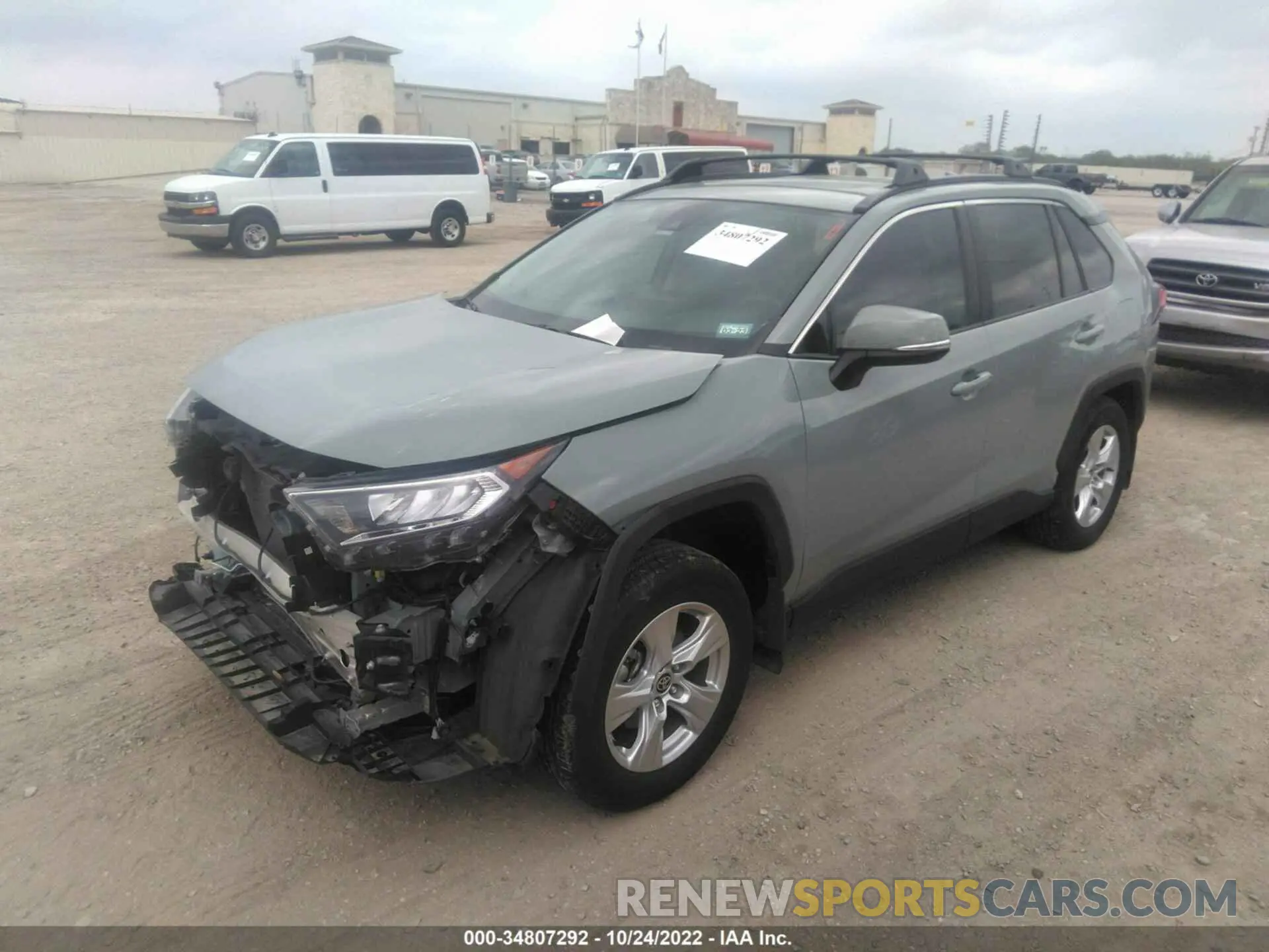 2 Photograph of a damaged car 2T3W1RFV3MW130435 TOYOTA RAV4 2021